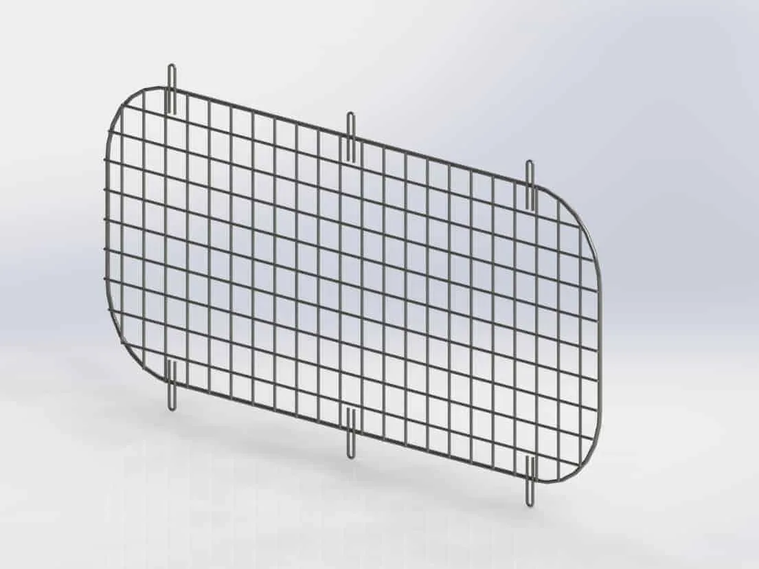 Ranger Design Partition Window Grill - 3044