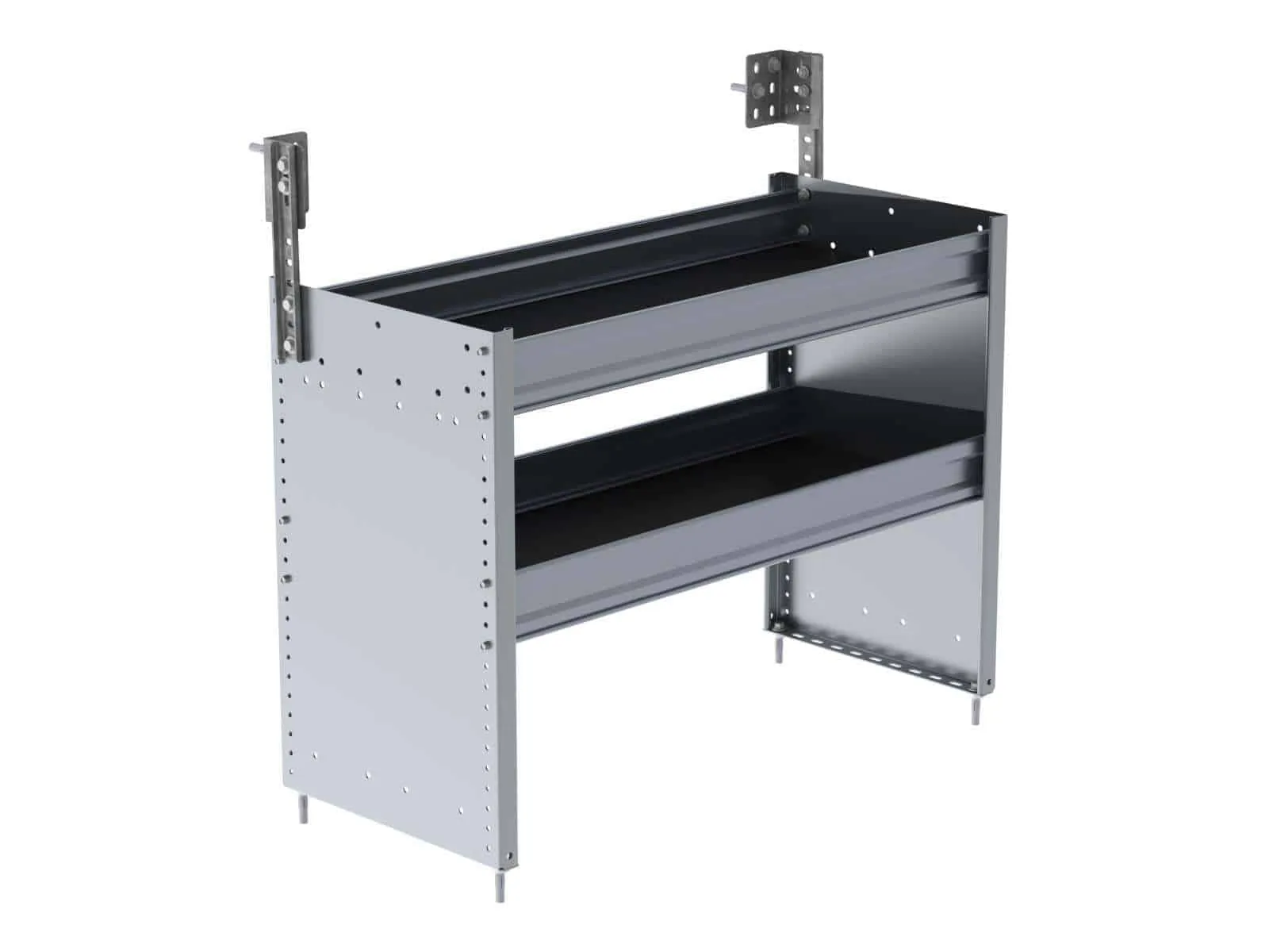 Ranger Design S2 Series Cargo Van Shelving, 36" Wide, 2 Trays - S2-RA36-2