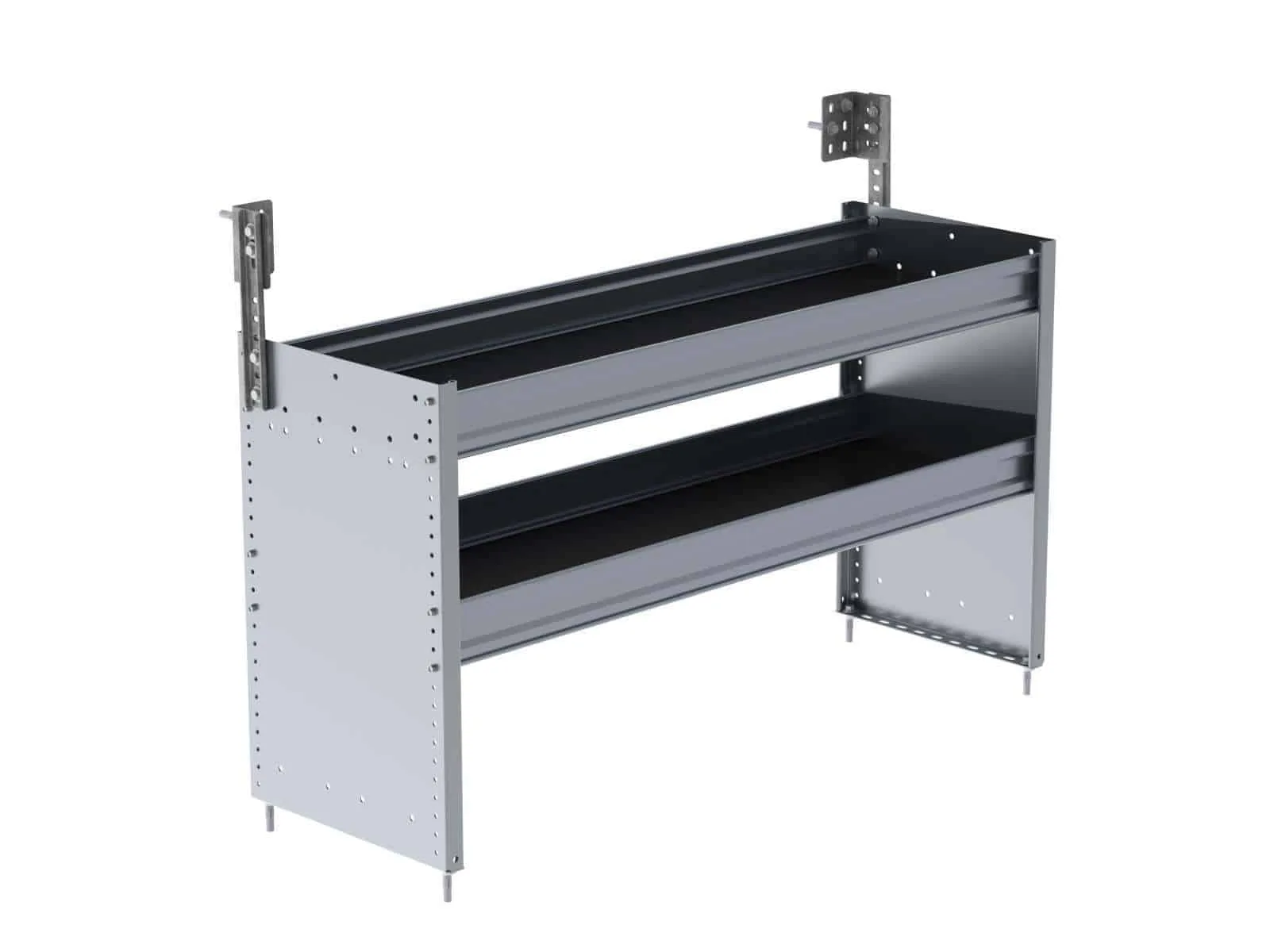 Ranger Design S2 Series Cargo Van Shelving, 48" Wide, 2 Trays - S2-RA48-2