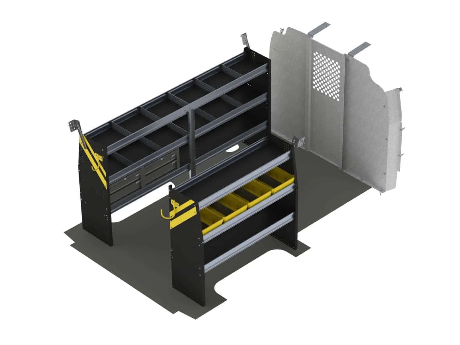 Ranger Design Mobile Service & Plumbing Van Shelving Package, Chevrolet Express, 135”  WB - GSR-16