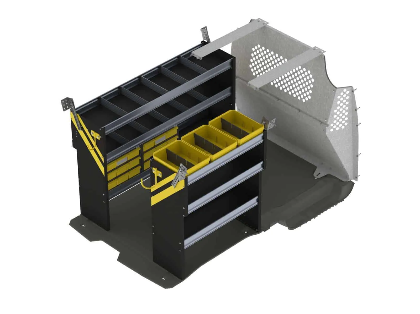 Ranger Design Mobile Service & Plumbing Van Shelving Package, Ford Transit Connect Long WB - TCL-16