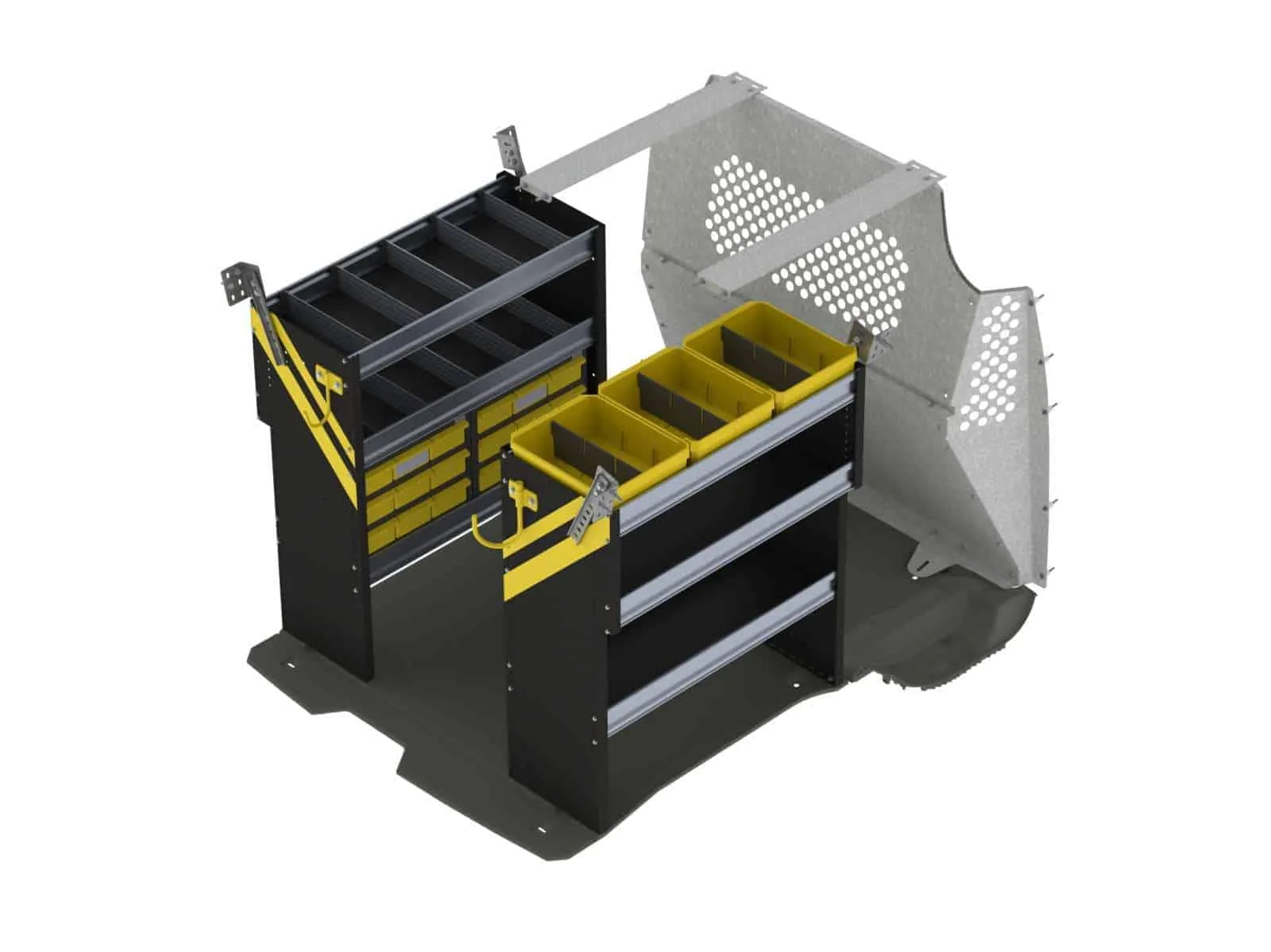 Ranger Design Mobile Service & Plumbing Van Shelving Package, Ford Transit Connect - TCS-16