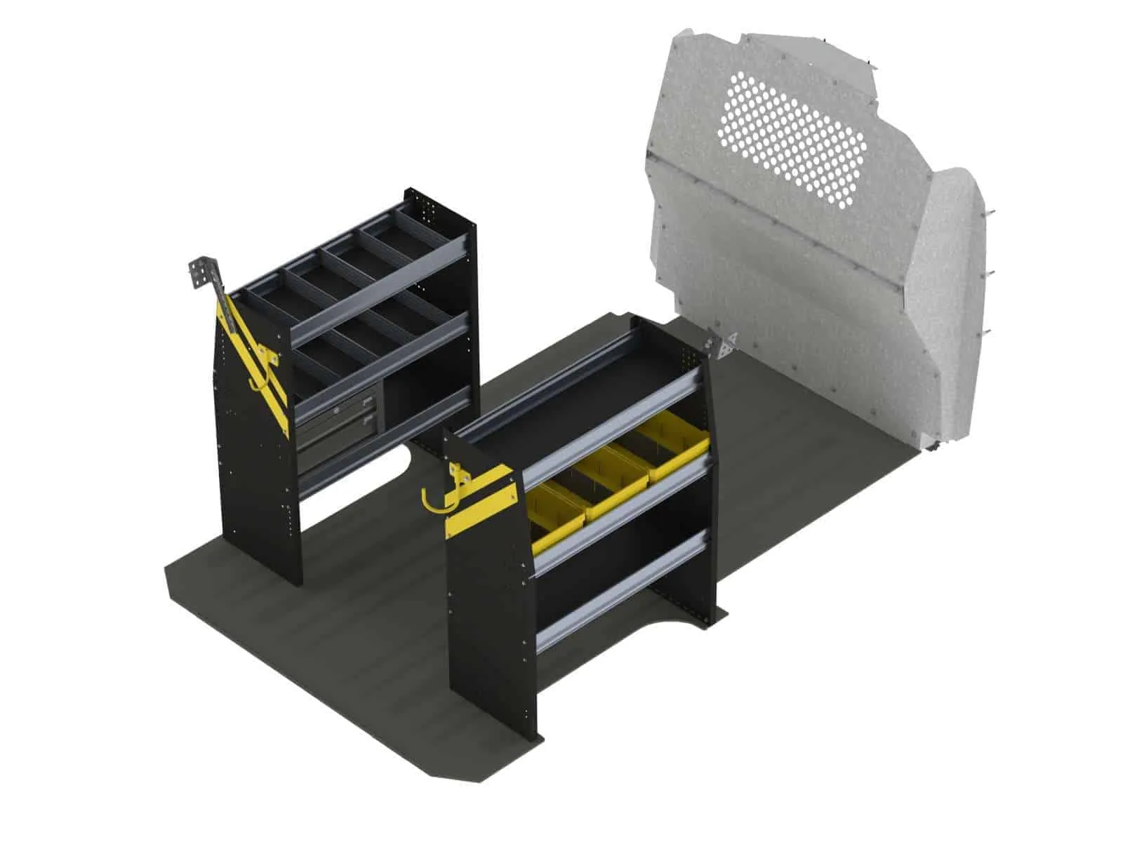 Ranger Design Mobile Service & Plumbing Van Shelving Package, Mercedes Metris All WB - MMR-16
