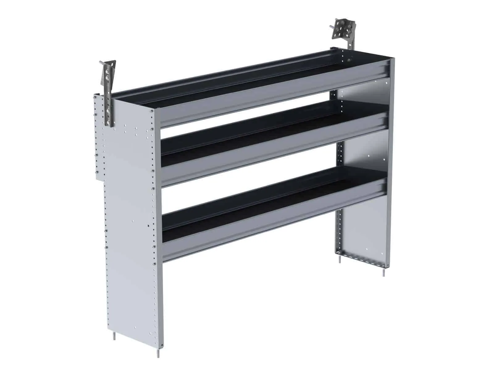 Ranger Design T4 Series Cargo Van Shelving, 60" Wide, 3 Trays - T4-RA60-3