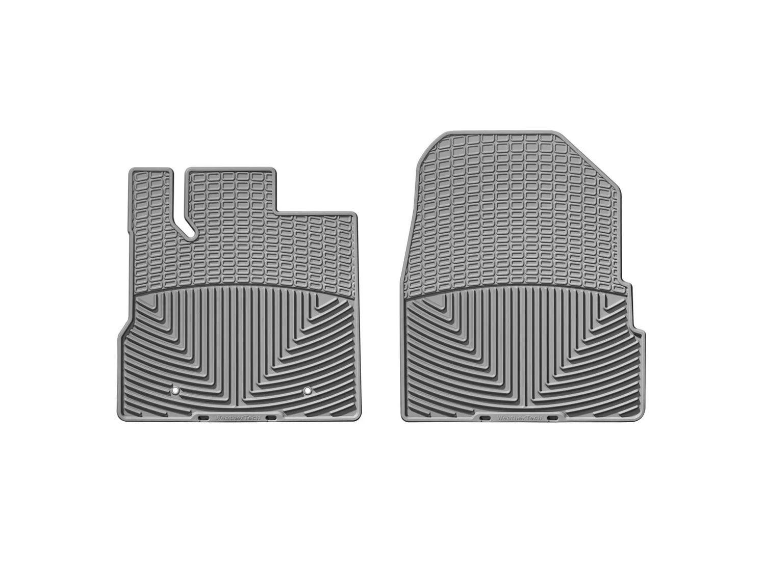 WeatherTech All Weather Floor Mats; Gray; Front;