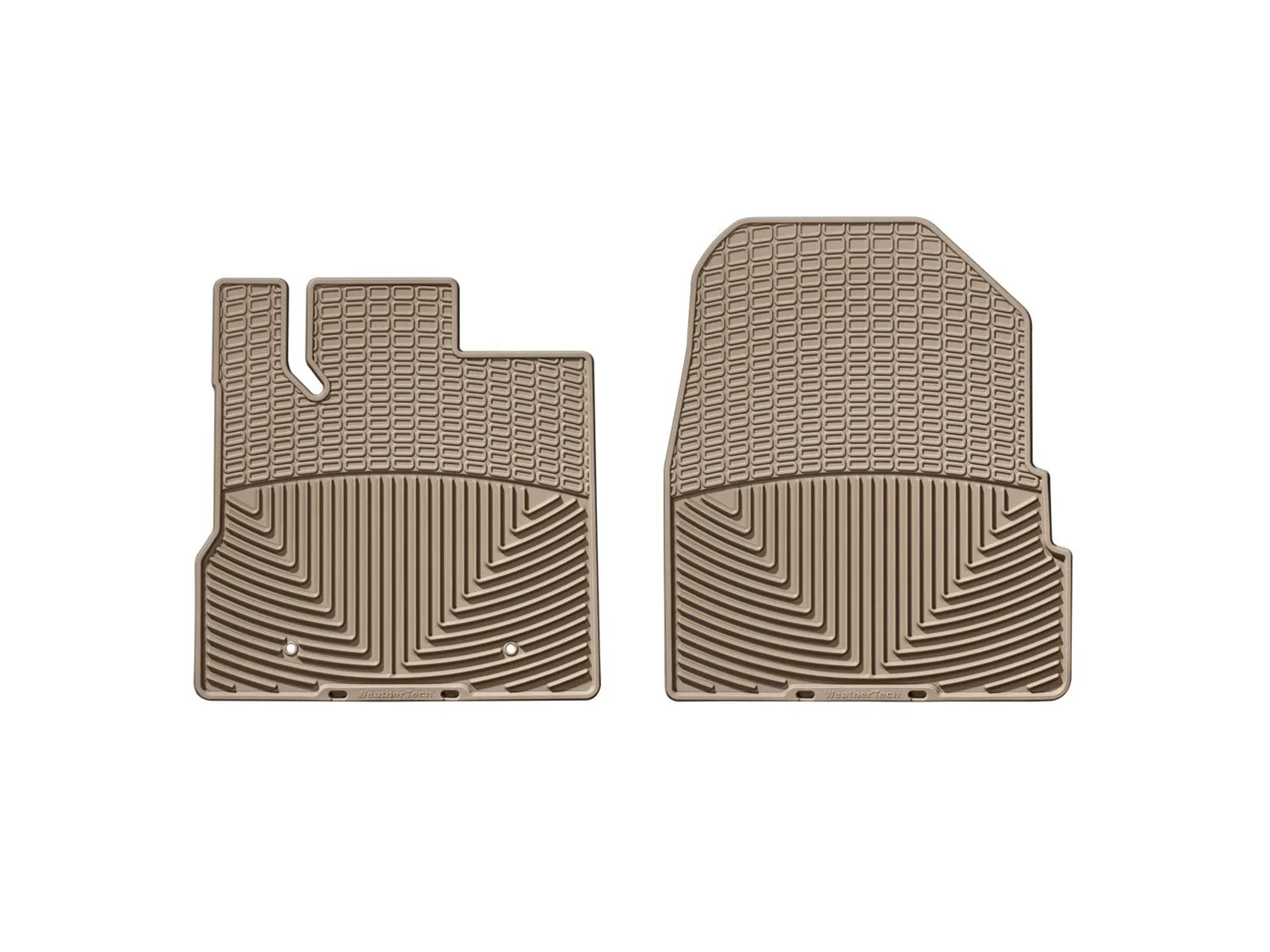 WeatherTech All Weather Floor Mats; Tan; Front;