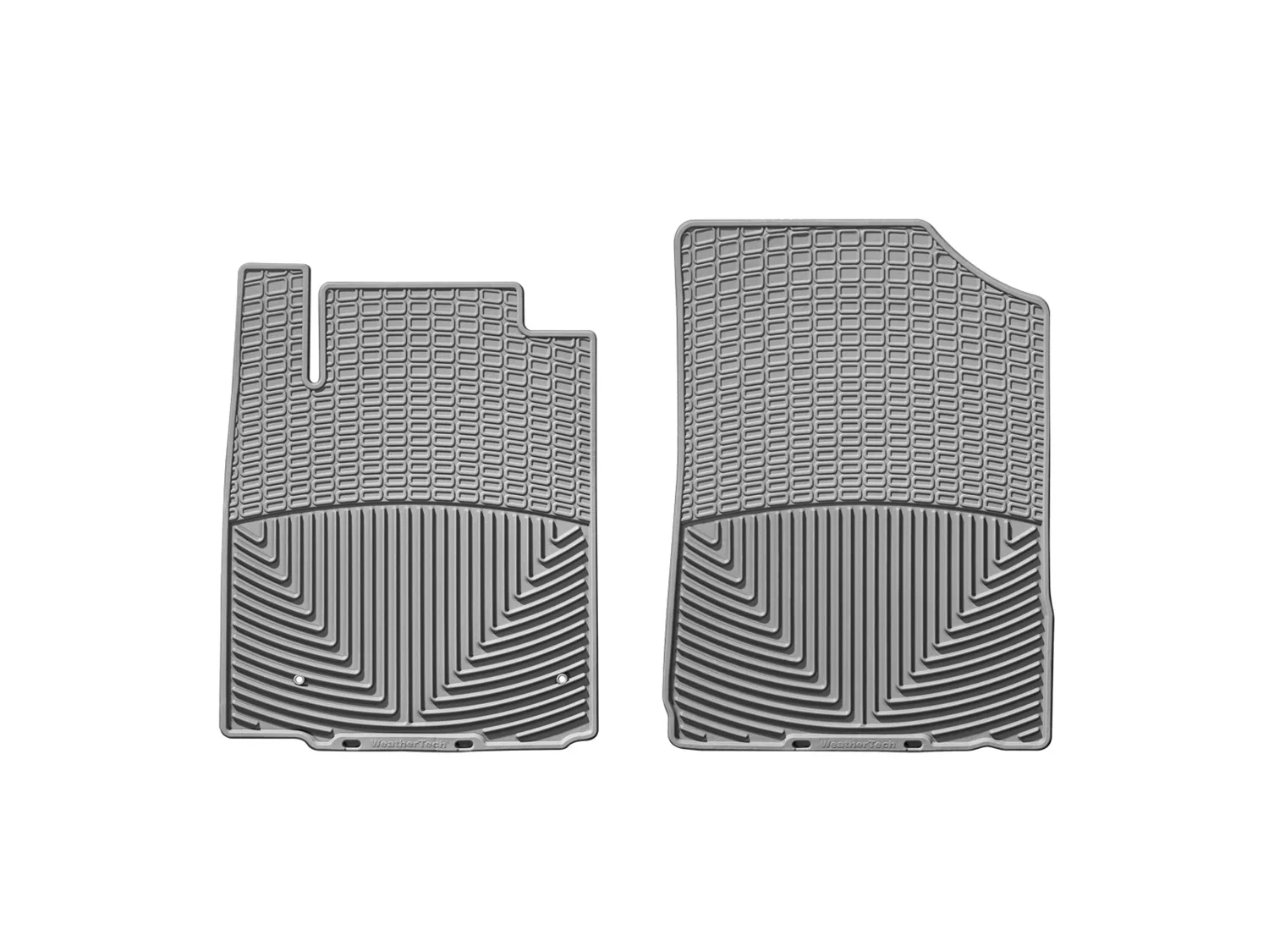 WeatherTech All Weather Floor Mats; Gray; Front;