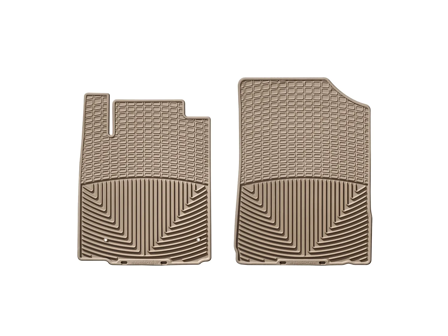 WeatherTech All Weather Floor Mats; Tan; Front;