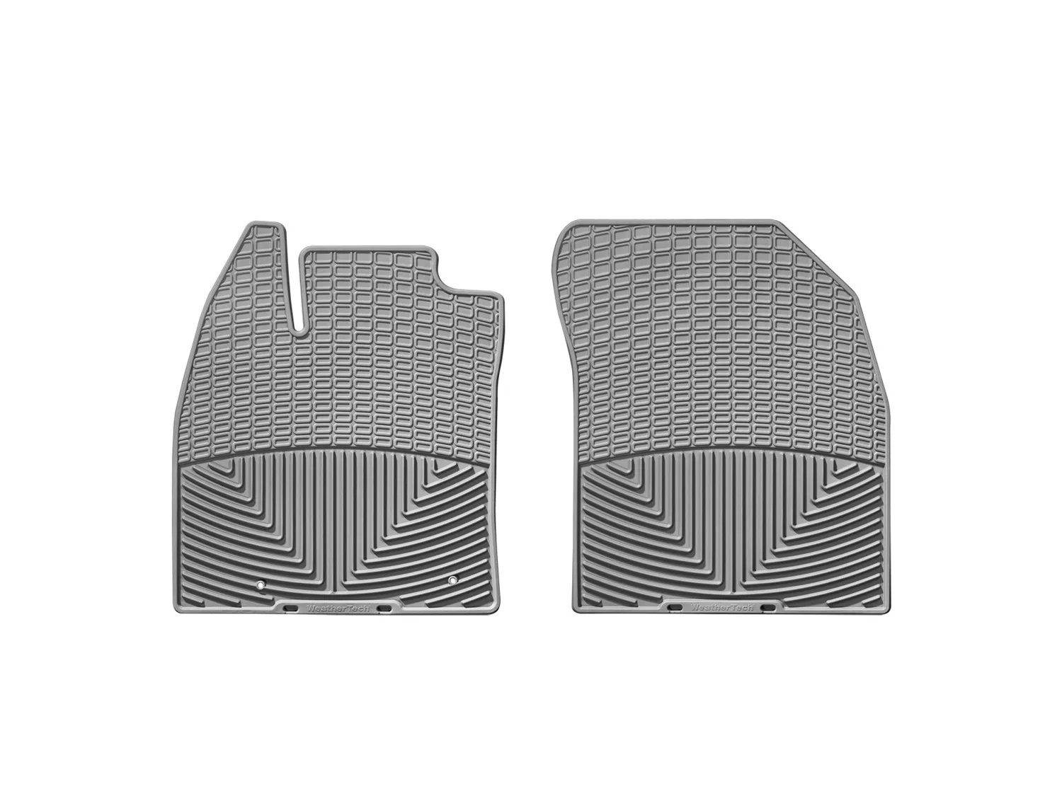 WeatherTech All Weather Floor Mats; Gray; Front;