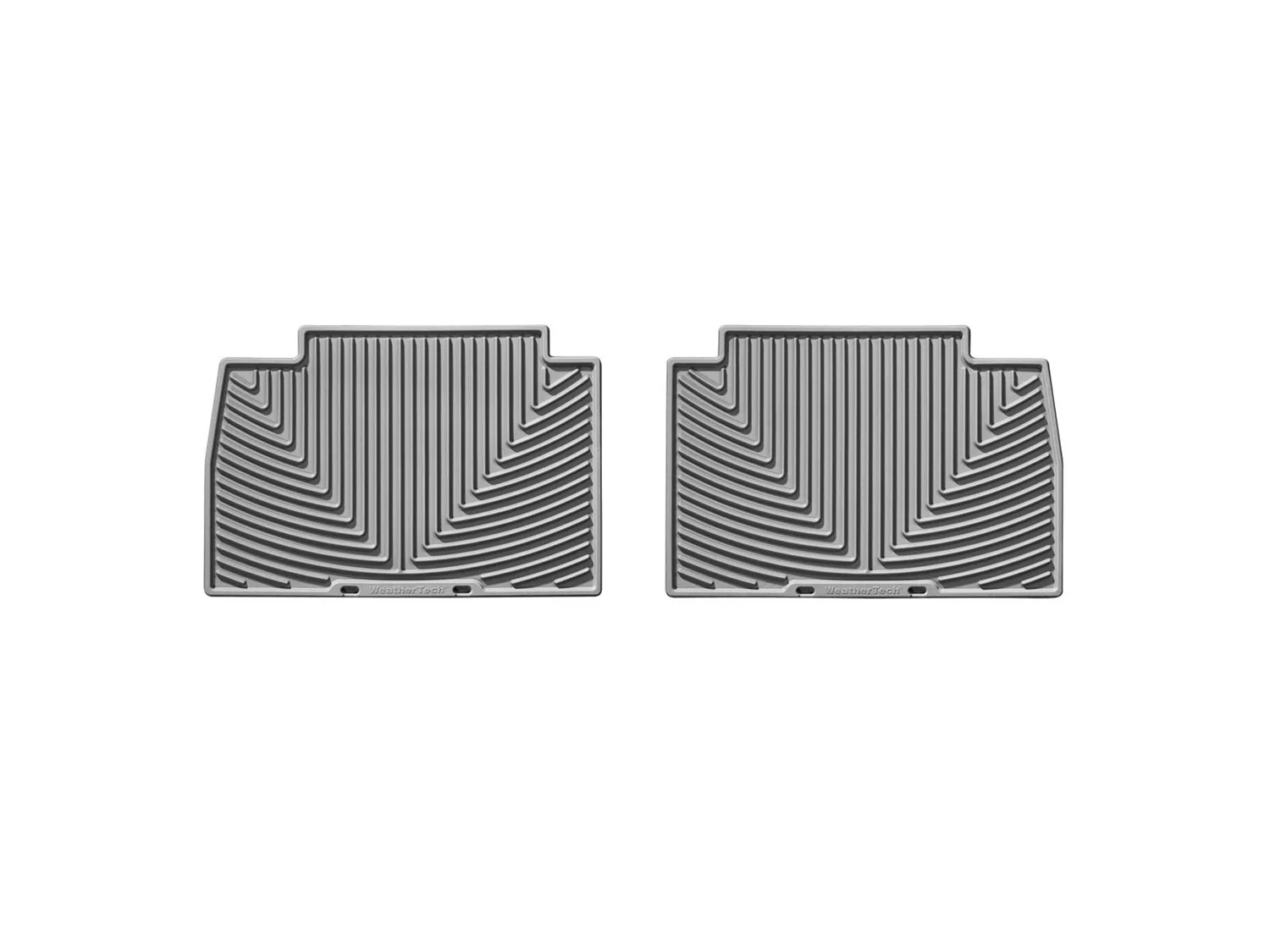 WeatherTech All Weather Floor Mats; Gray; Rear;
