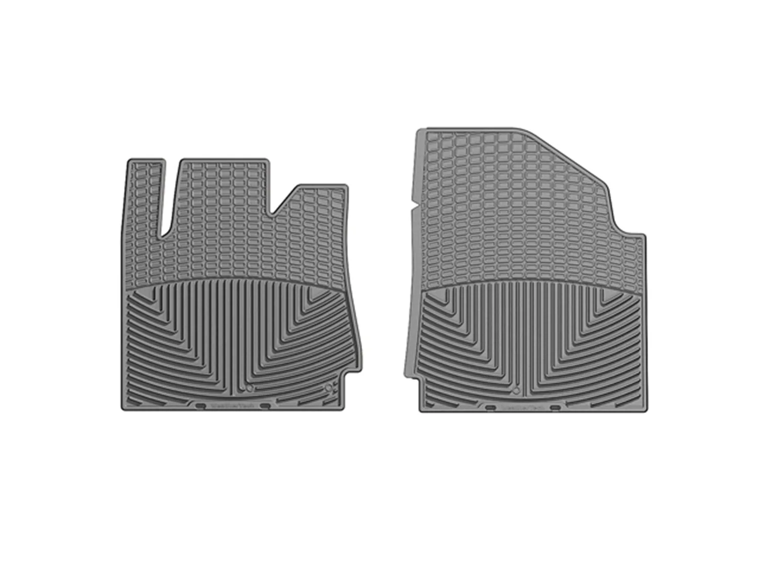 WeatherTech All Weather Floor Mats; Gray; Front;