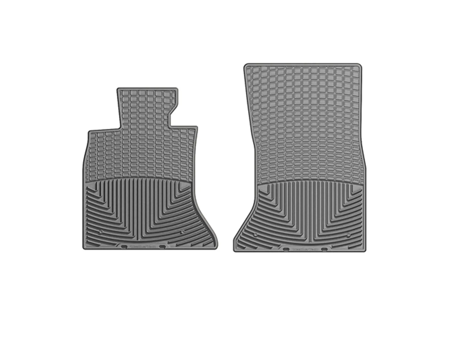 WeatherTech All Weather Floor Mats; Gray; Front;