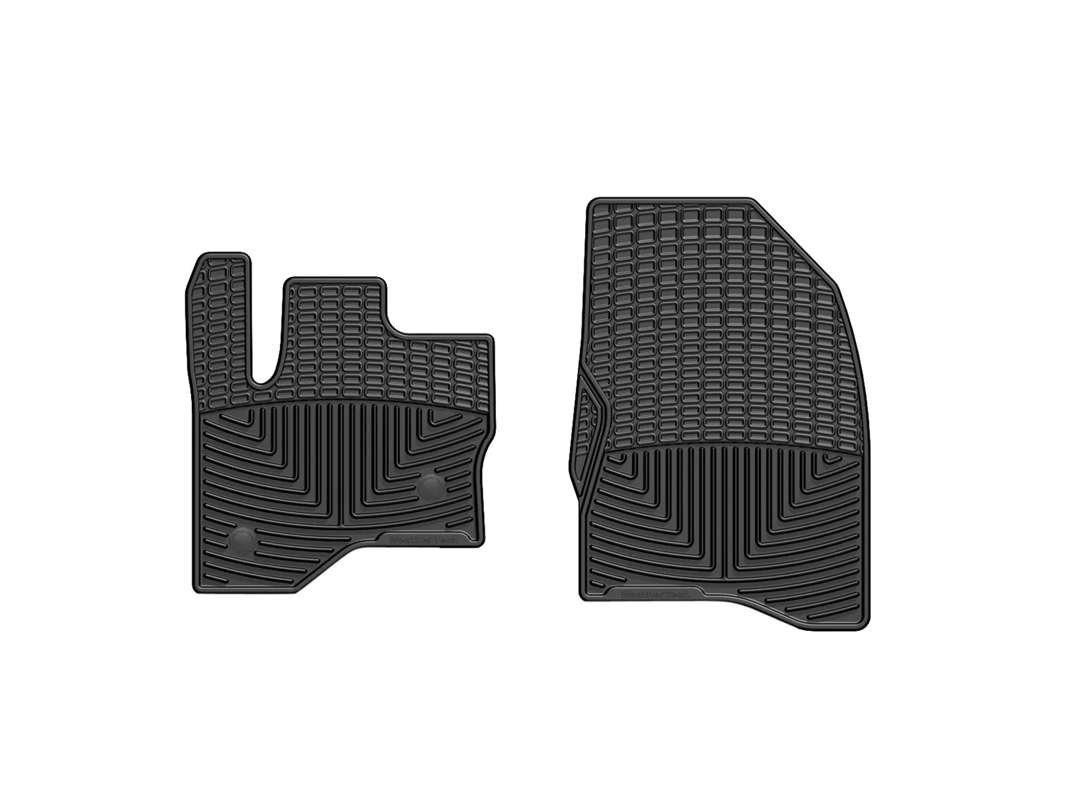 WeatherTech All Weather Floor Mats; Black; Front;