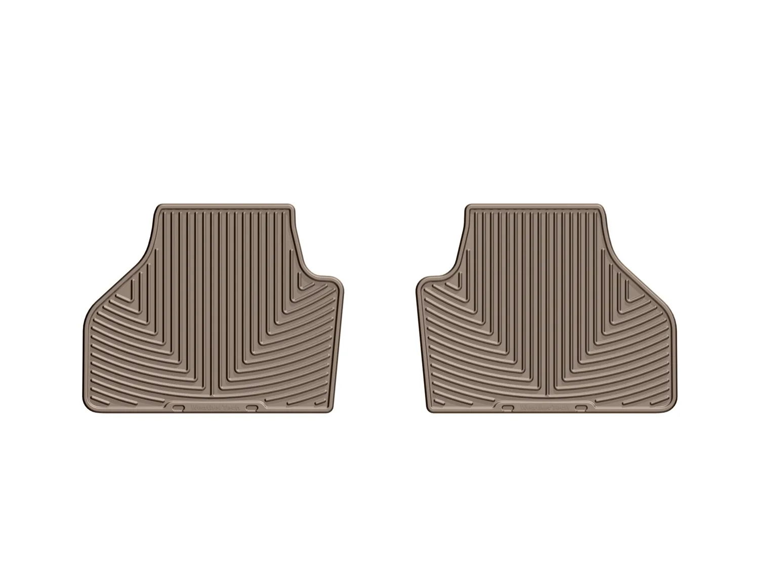 WeatherTech All Weather Floor Mats; Tan; Rear;