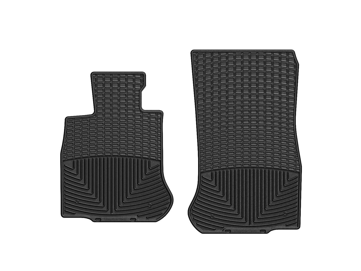 WeatherTech All Weather Floor Mats; Black; Front;