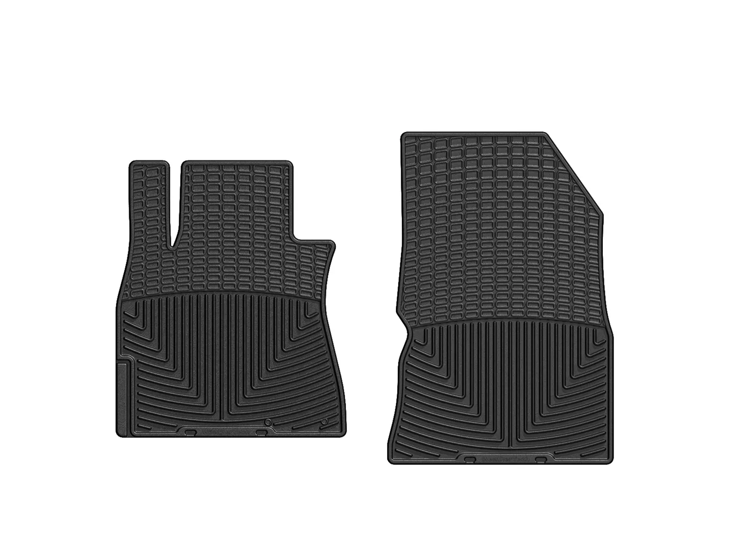WeatherTech All Weather Floor Mats; Black; Front;
