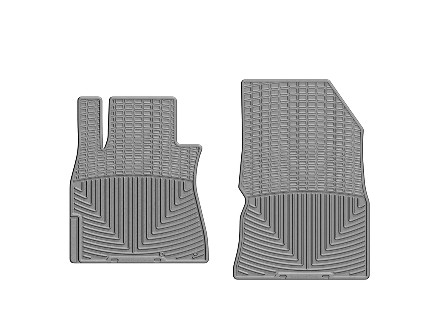 WeatherTech All Weather Floor Mats; Gray; Front;