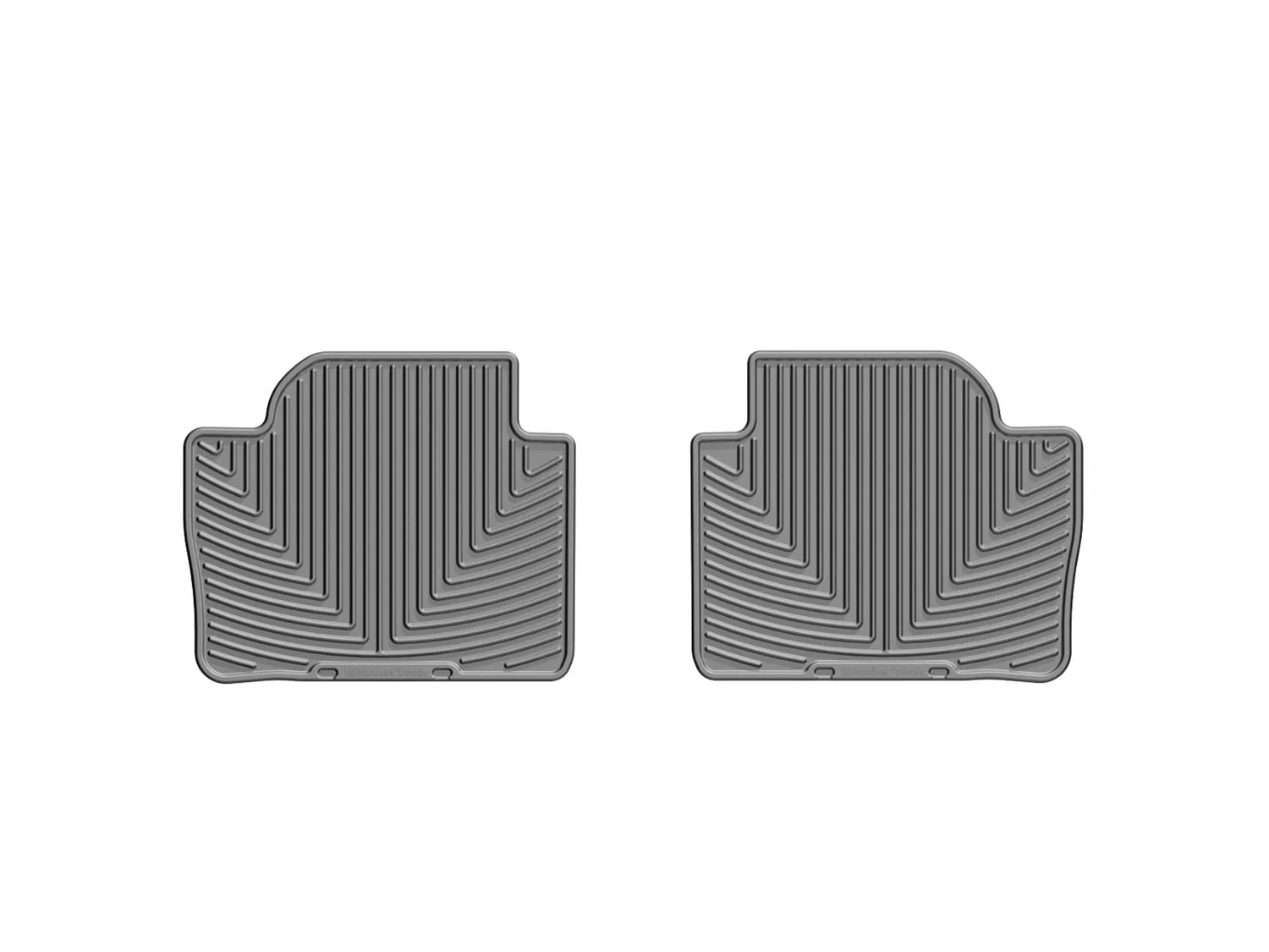 WeatherTech All Weather Floor Mats; Gray; Rear;