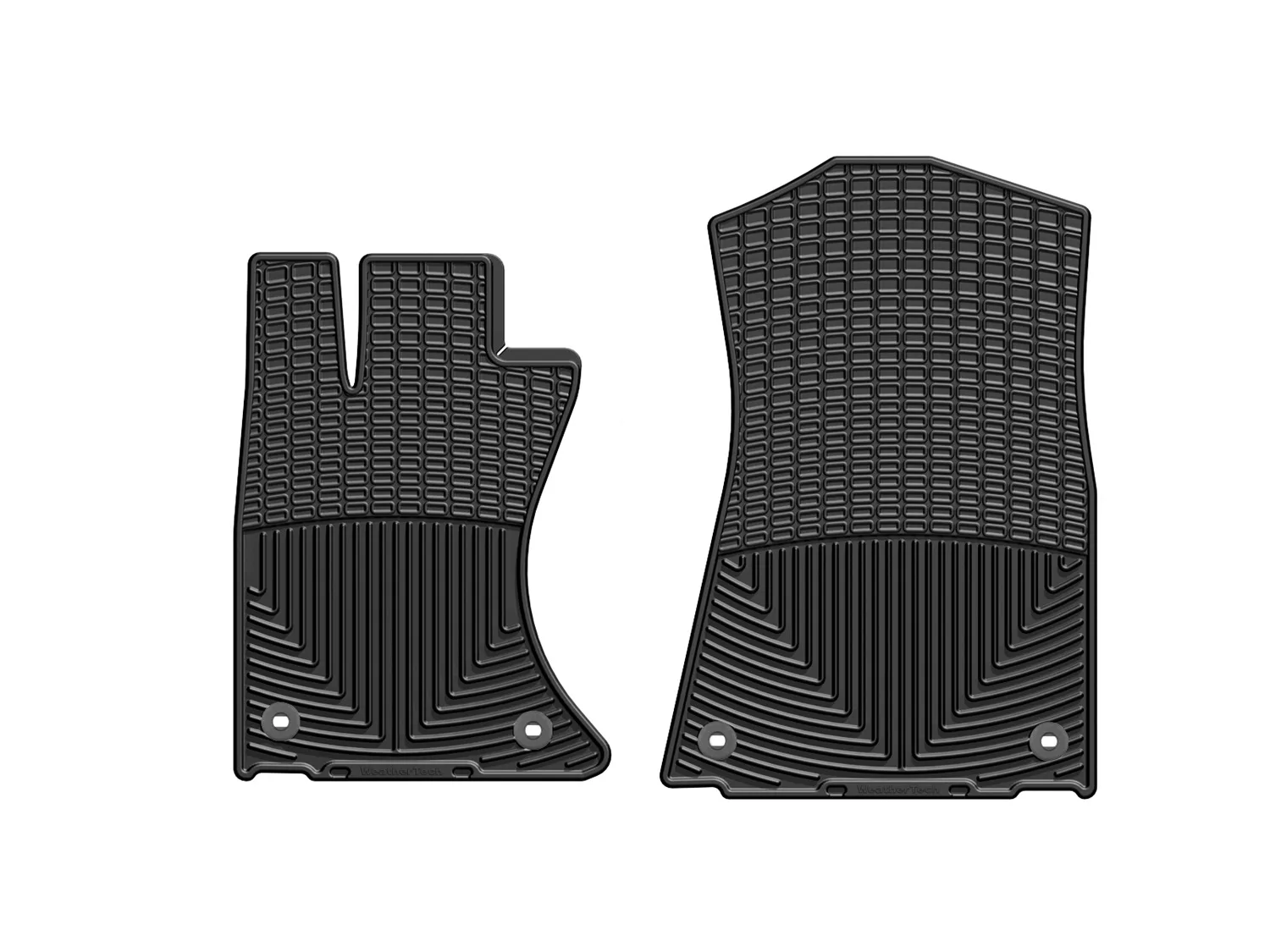 WeatherTech All Weather Floor Mats; Black; Front;