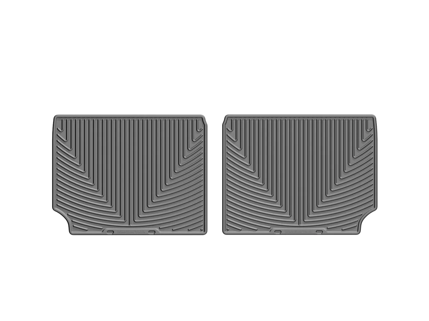 WeatherTech All Weather Floor Mats; Gray; Rear;