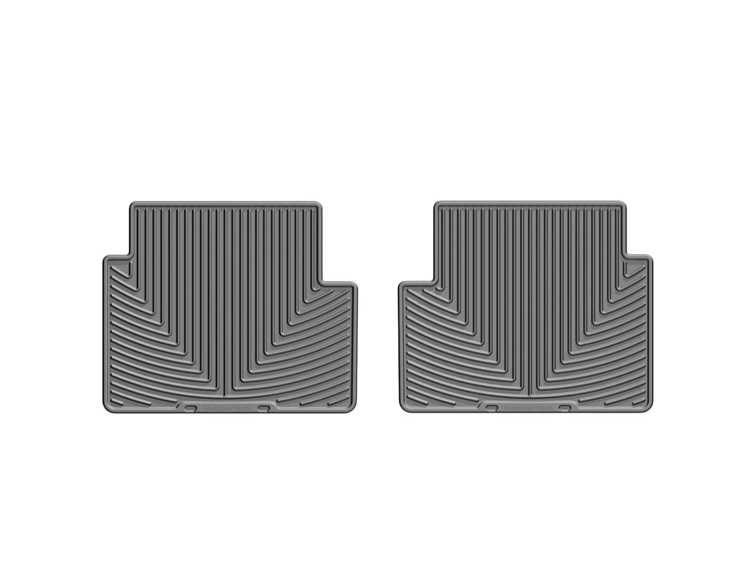WeatherTech All Weather Floor Mats; Gray; Rear;