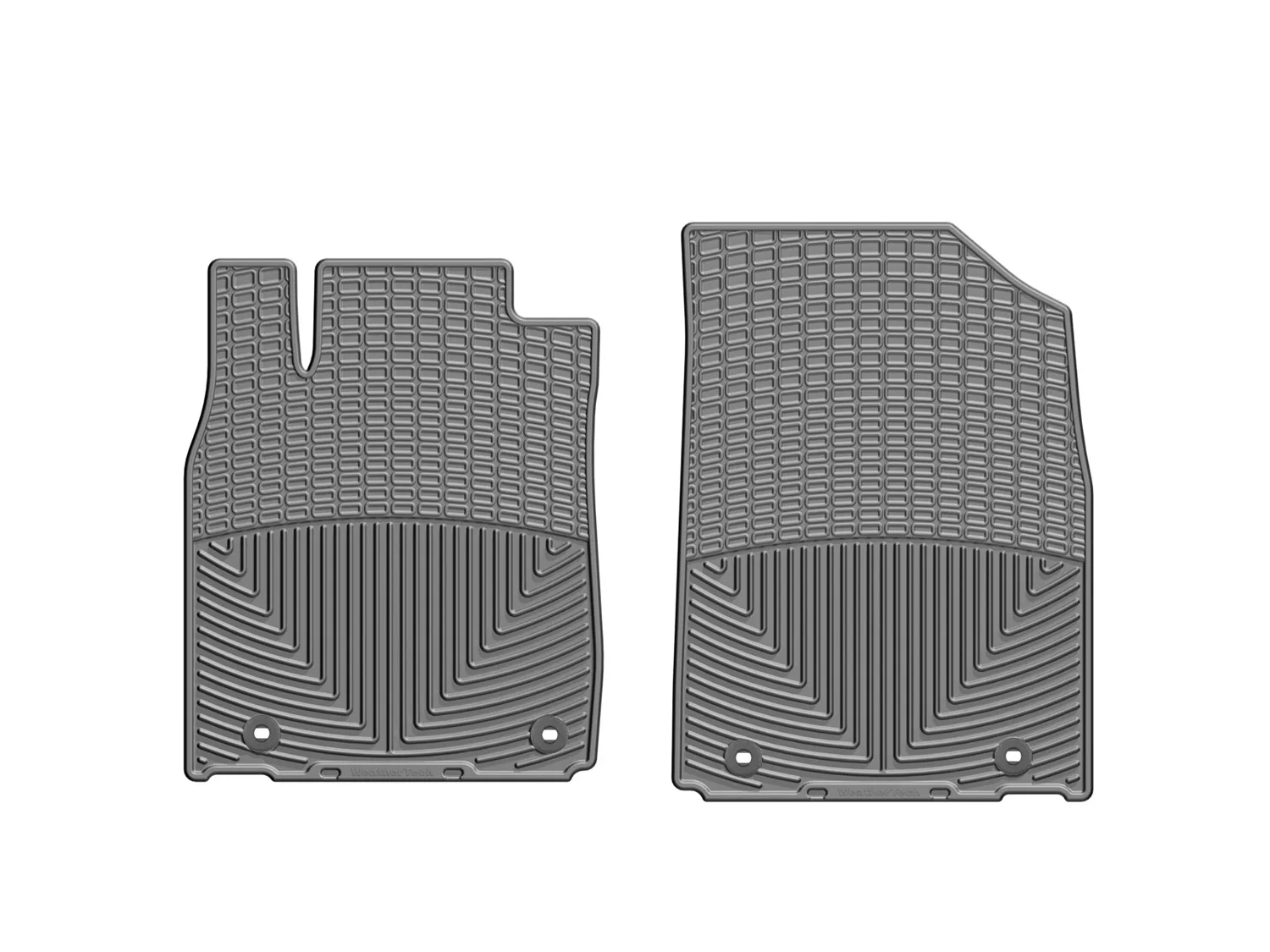 WeatherTech All Weather Floor Mats; Gray; Front;