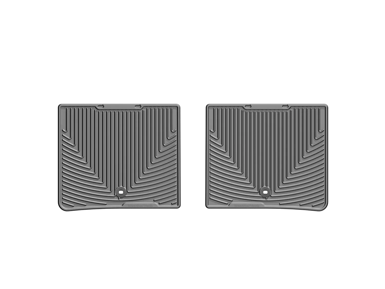 WeatherTech All Weather Floor Mats; Gray; Rear;