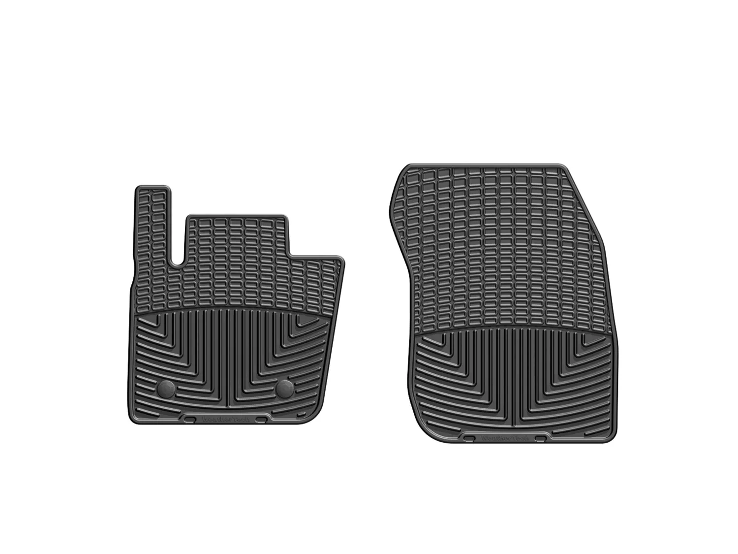 WeatherTech All Weather Floor Mats; Black; Front;