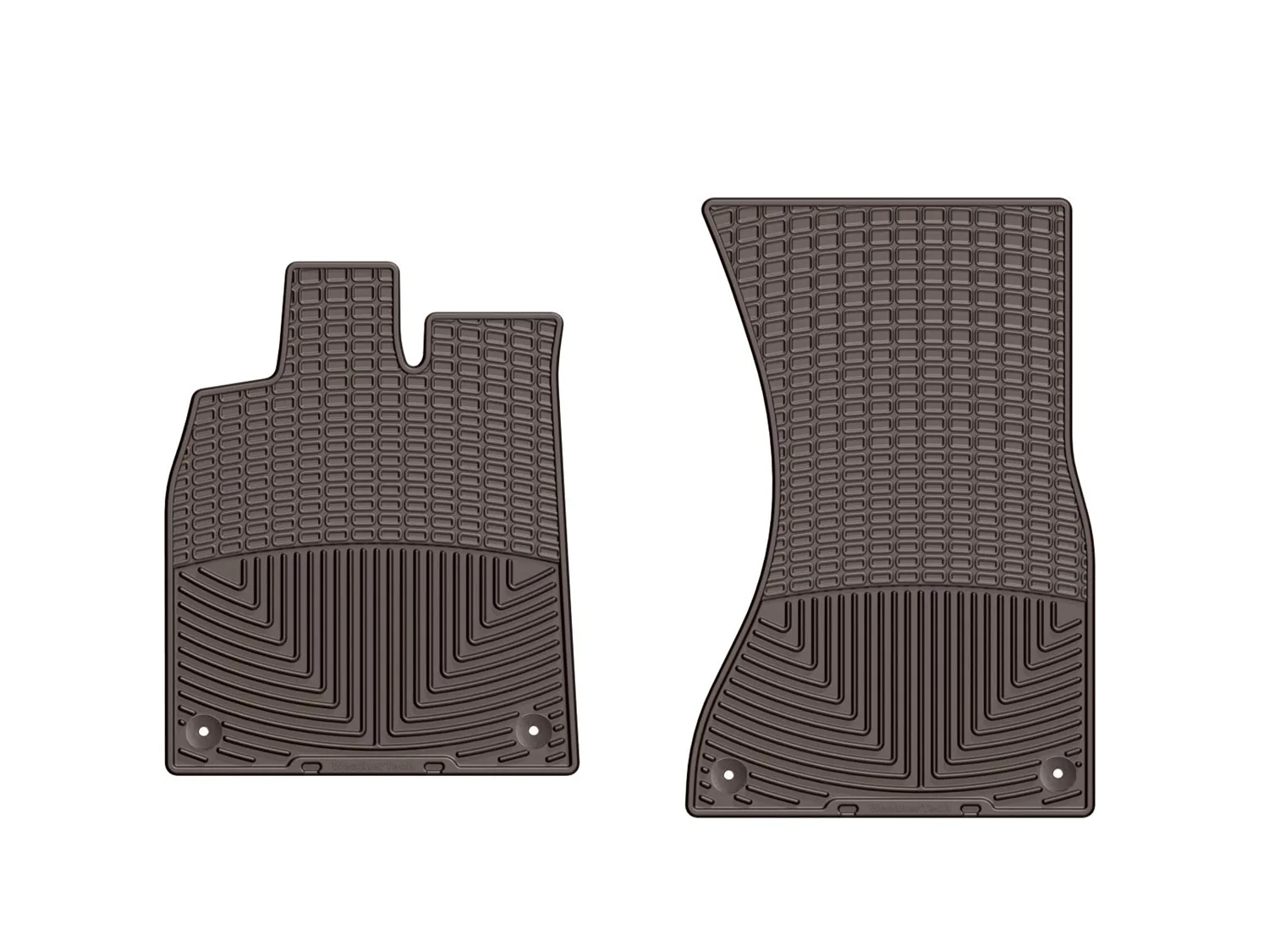 WeatherTech All Weather Floor Mats; Cocoa; Front;