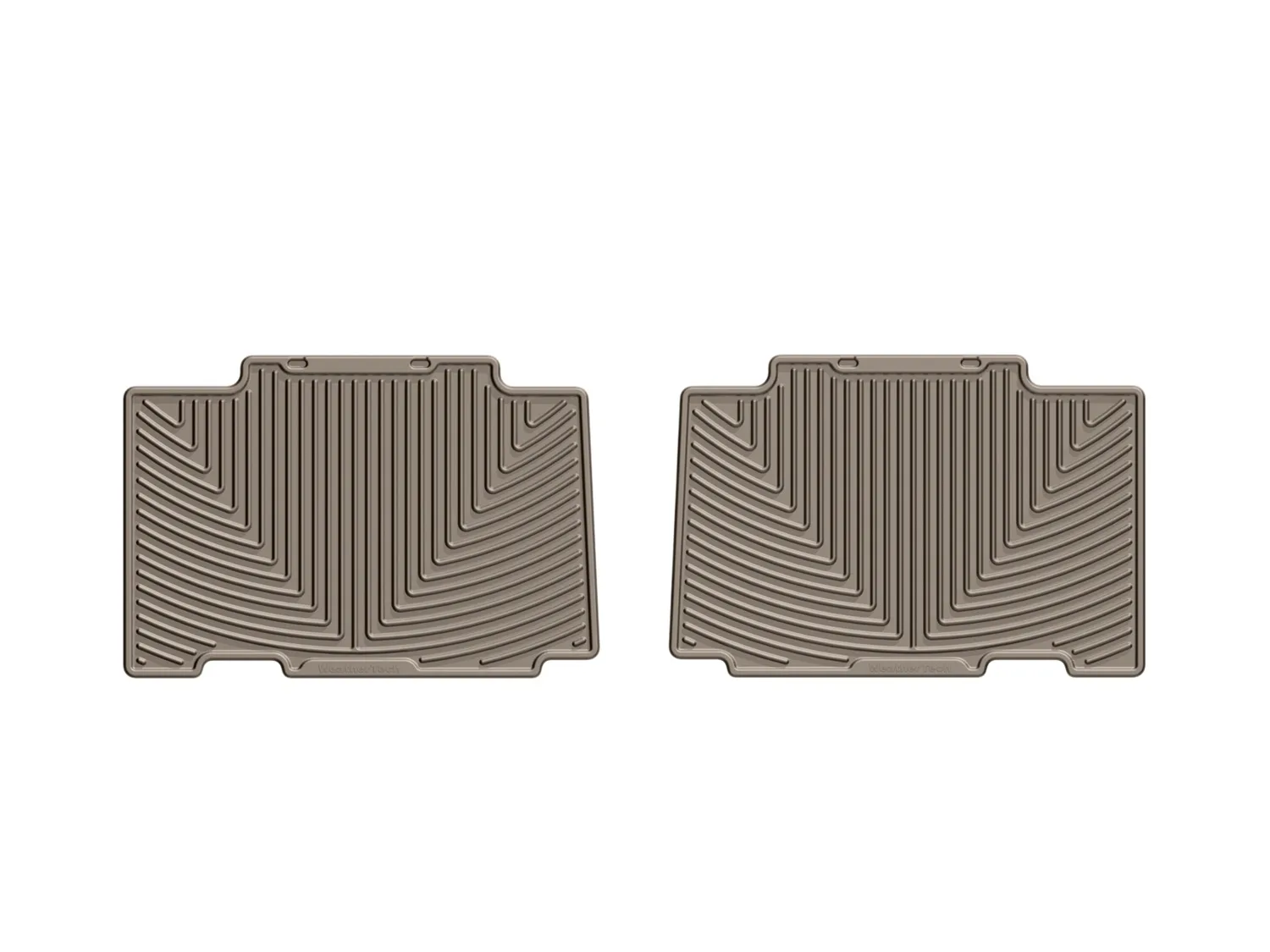 WeatherTech All Weather Floor Mats; Tan; Rear;