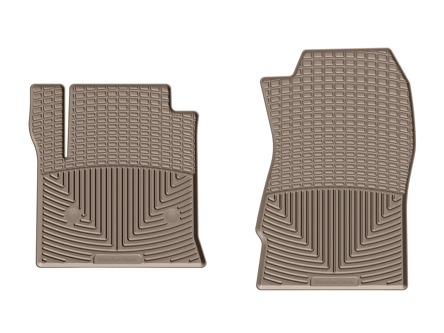 WeatherTech All Weather Floor Mats; Tan; Front;