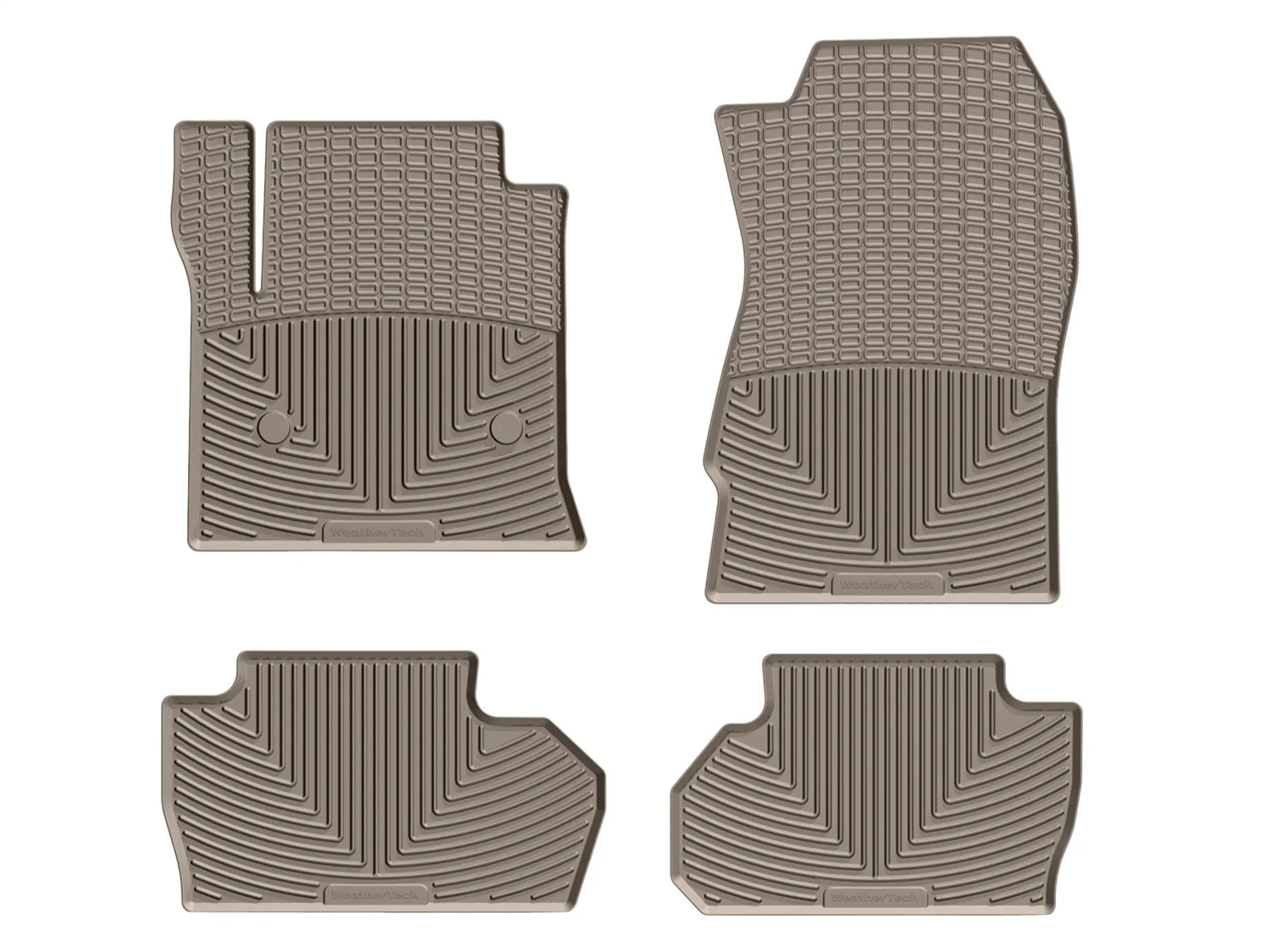 WeatherTech All Weather Floor Mats; Tan; Front and Rear;