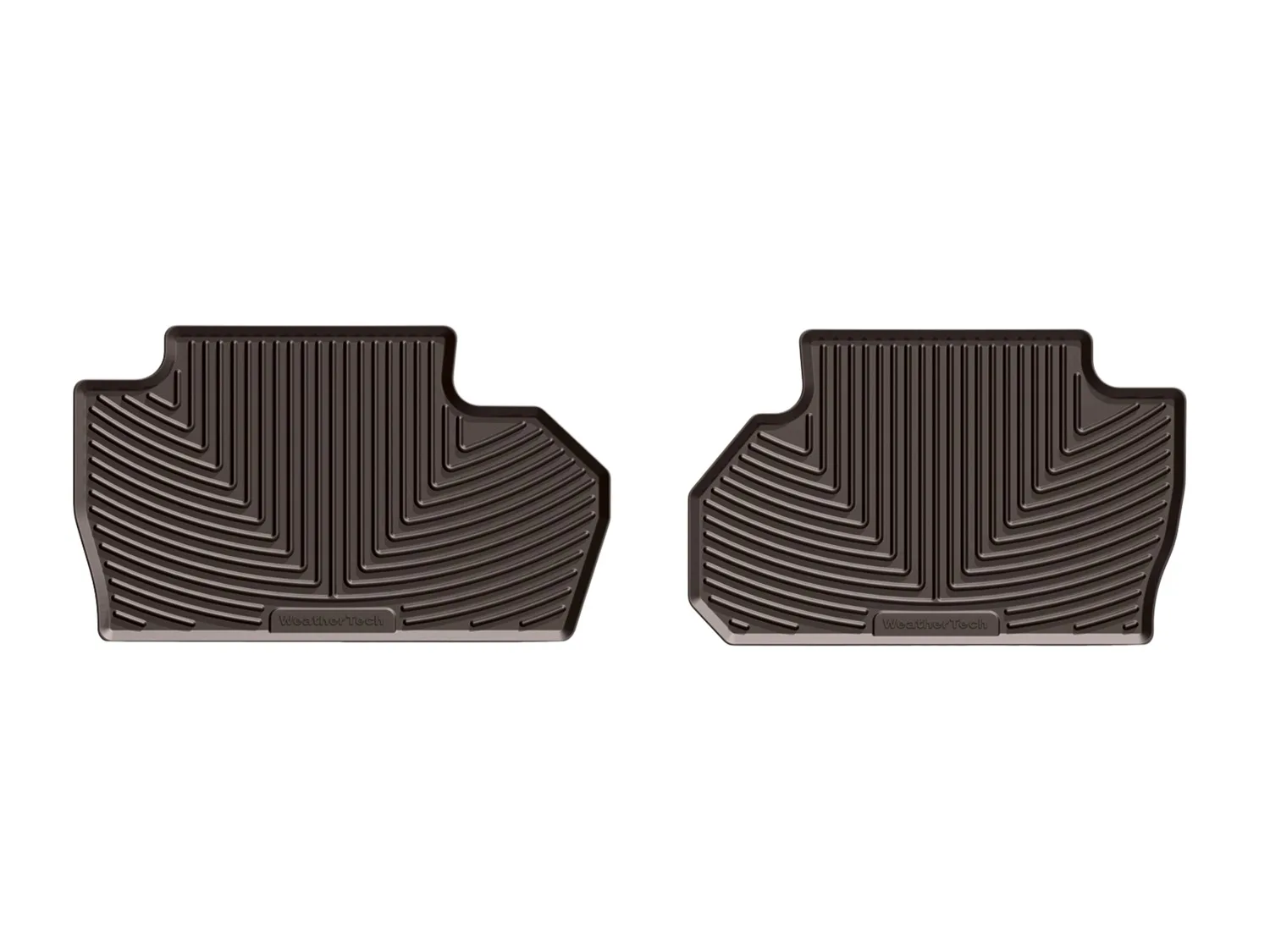 WeatherTech All Weather Floor Mats; Cocoa; Rear;