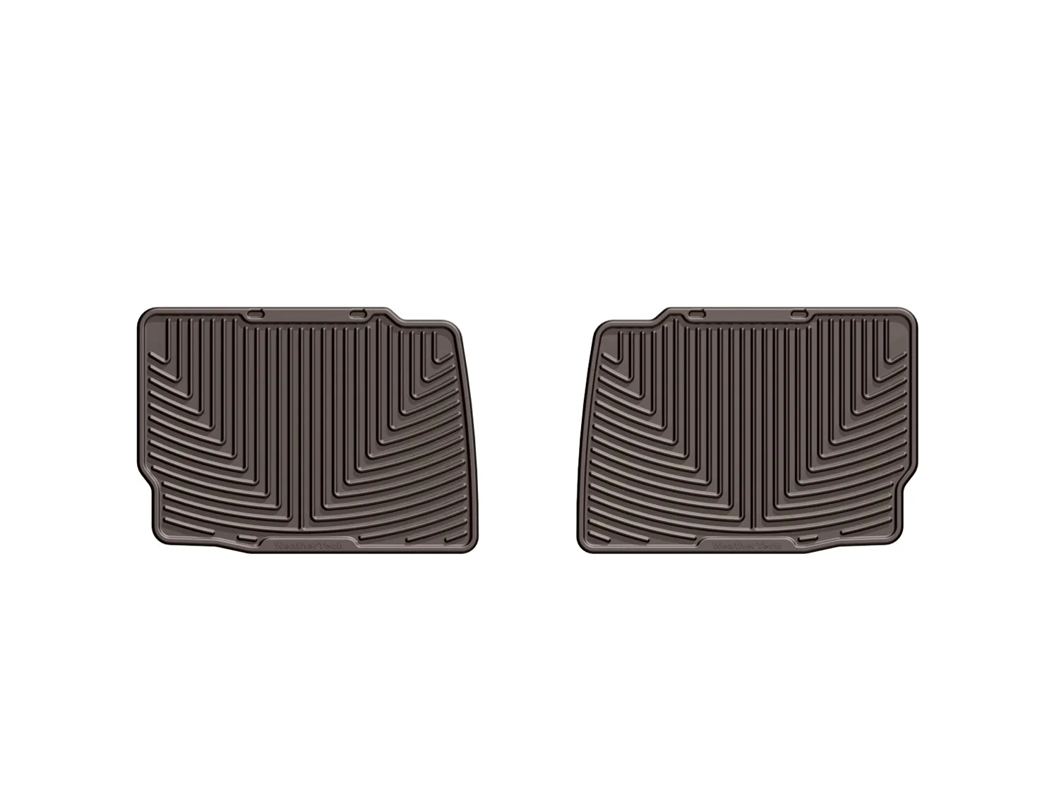 WeatherTech All Weather Floor Mats; Cocoa; Rear;