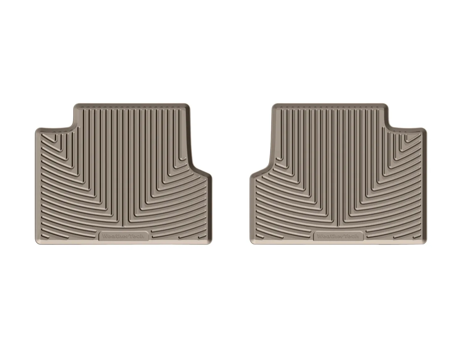 WeatherTech All Weather Floor Mats; Tan; Rear;