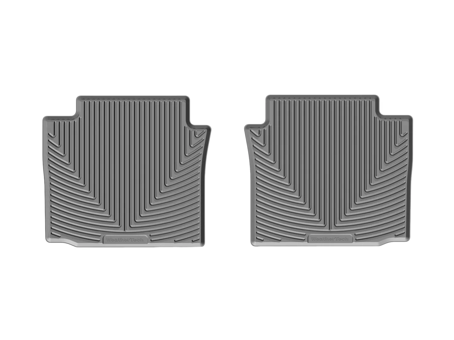 WeatherTech All Weather Floor Mats; Gray; Rear;