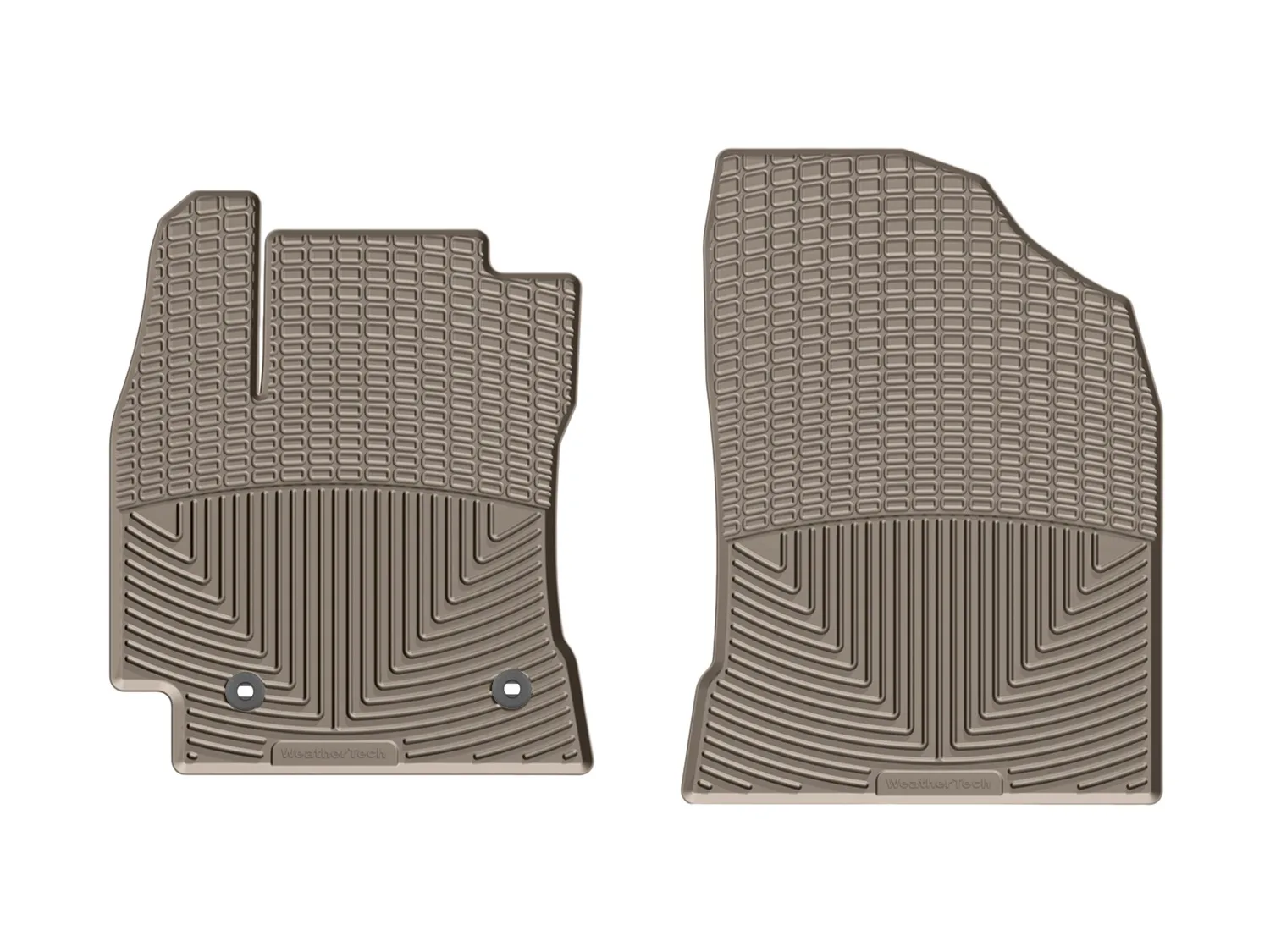 WeatherTech All Weather Floor Mats; Tan; Front;