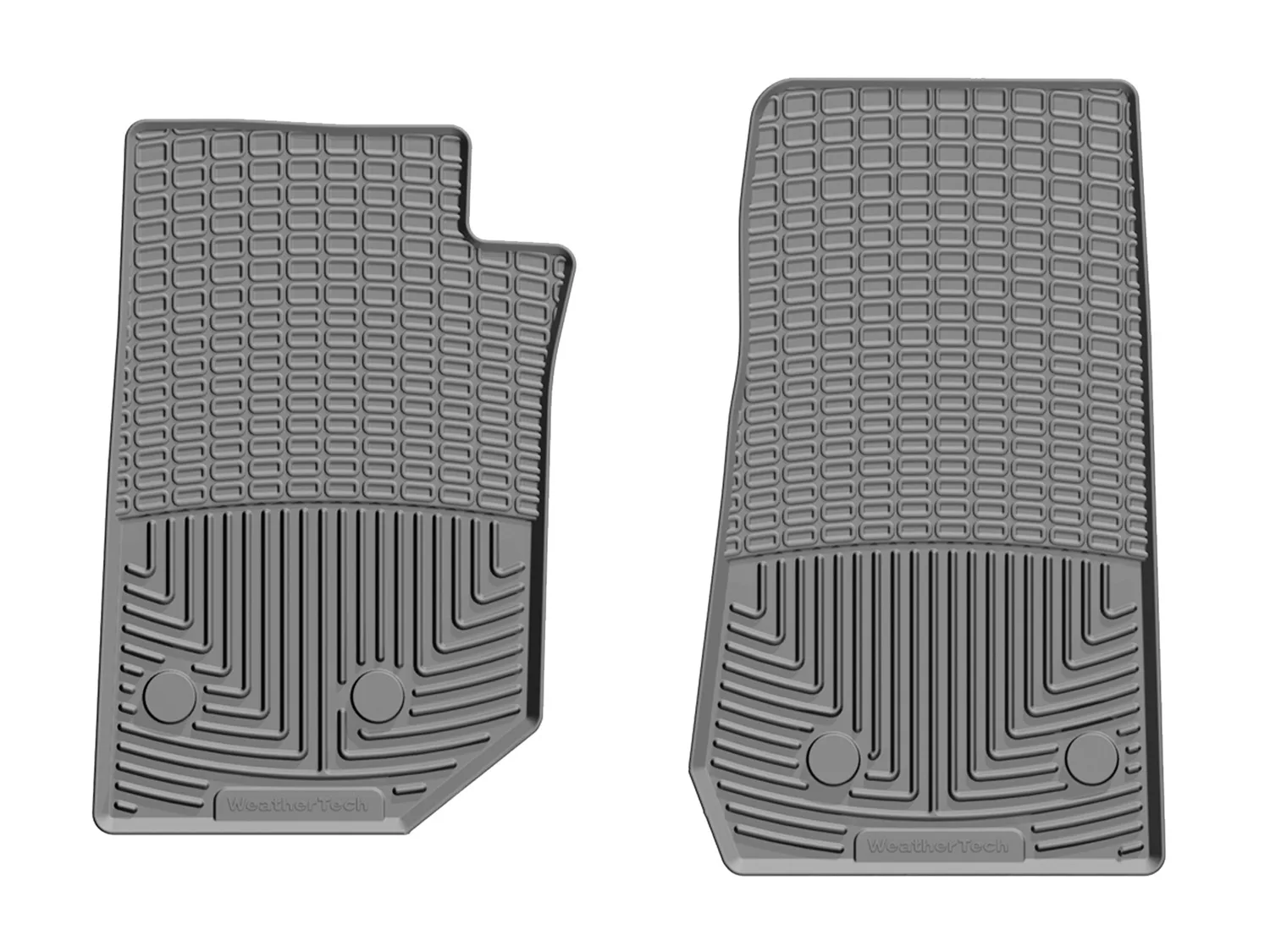 WeatherTech All Weather Floor Mats; Gray; Front;
