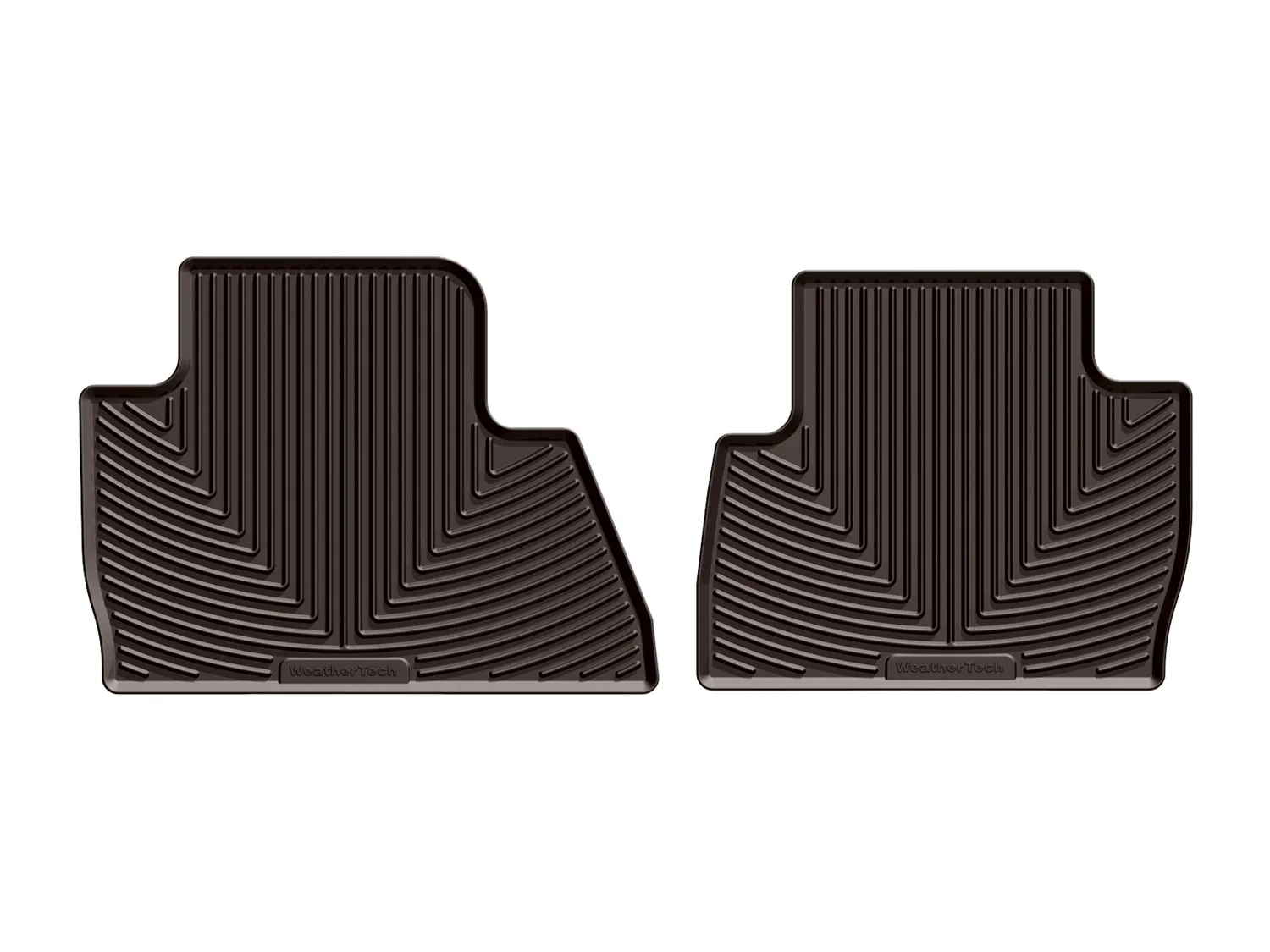 WeatherTech All Weather Floor Mats; Cocoa; Rear;