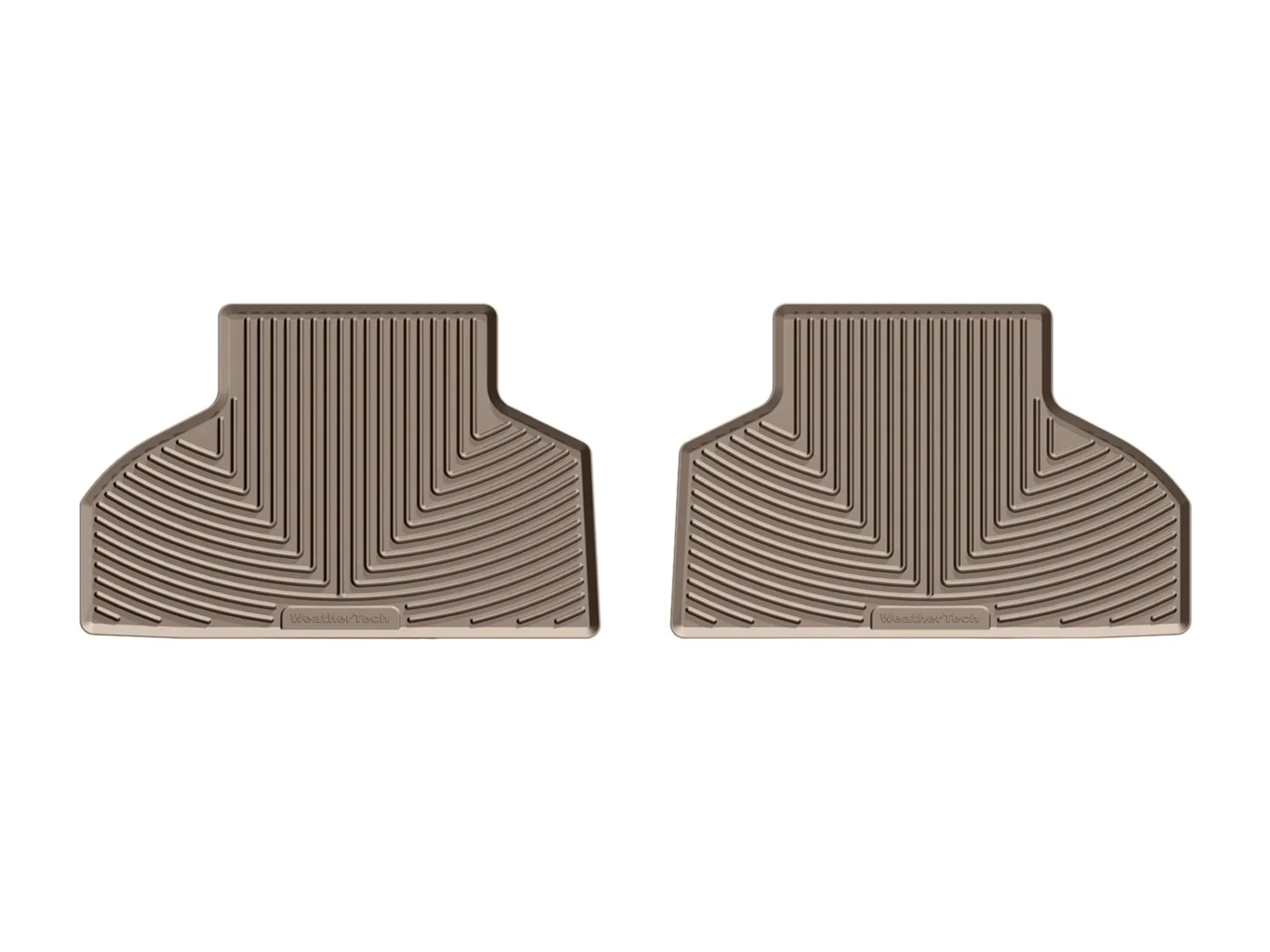 WeatherTech All Weather Floor Mats; Tan; Rear;