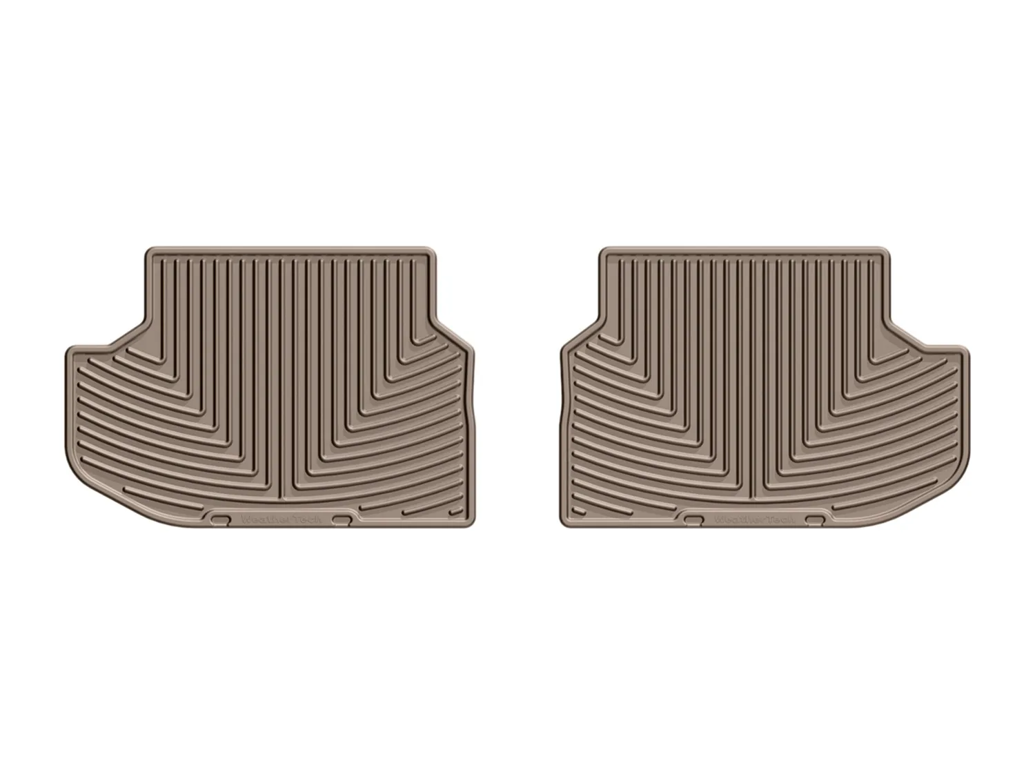 WeatherTech All Weather Floor Mats; Tan; Rear;