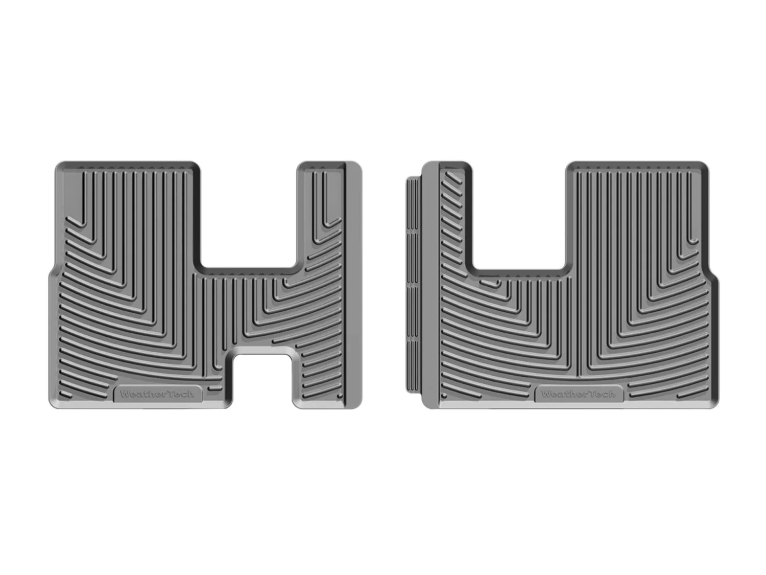 WeatherTech All Weather Floor Mats; Gray; Third Row;