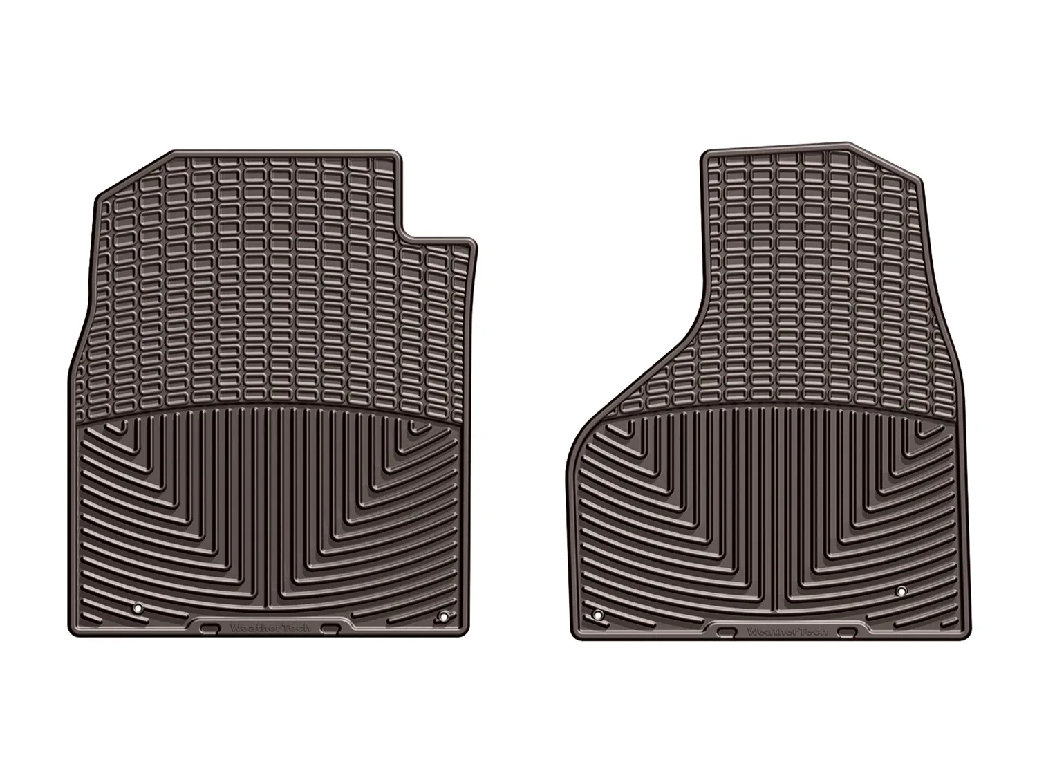 WeatherTech All Weather Floor Mats; Cocoa; Front;