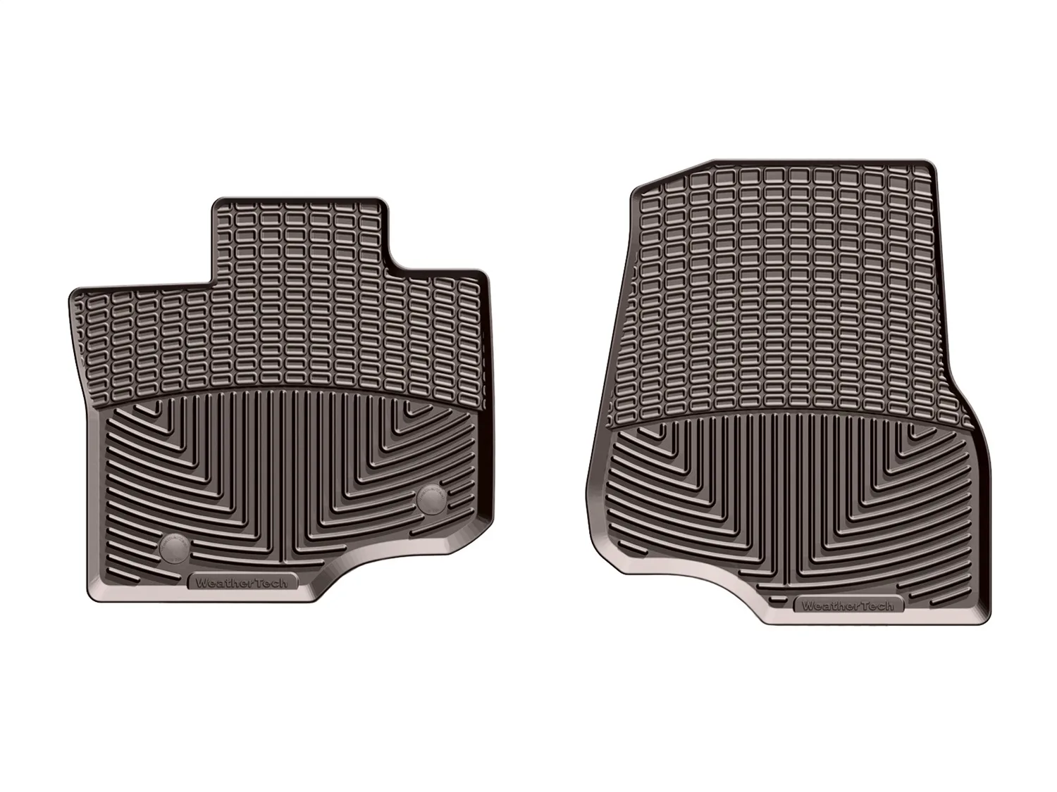 WeatherTech All Weather Floor Mats; Cocoa; Front;
