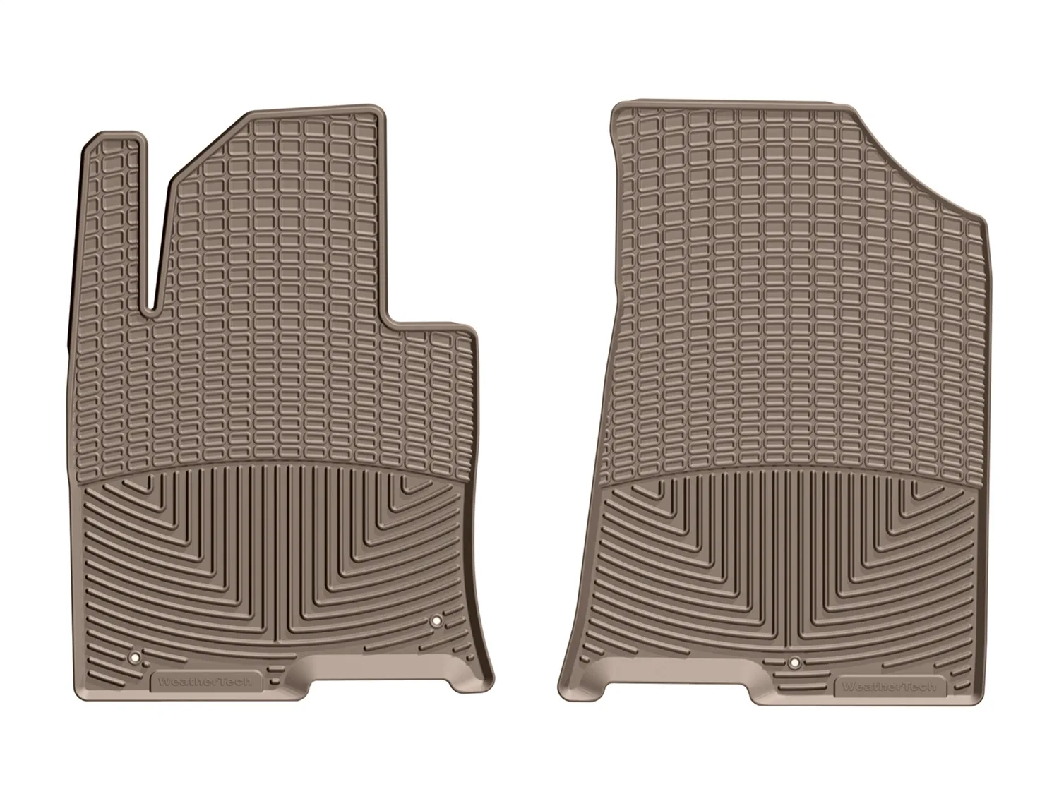 WeatherTech All Weather Floor Mats; Tan; Front;