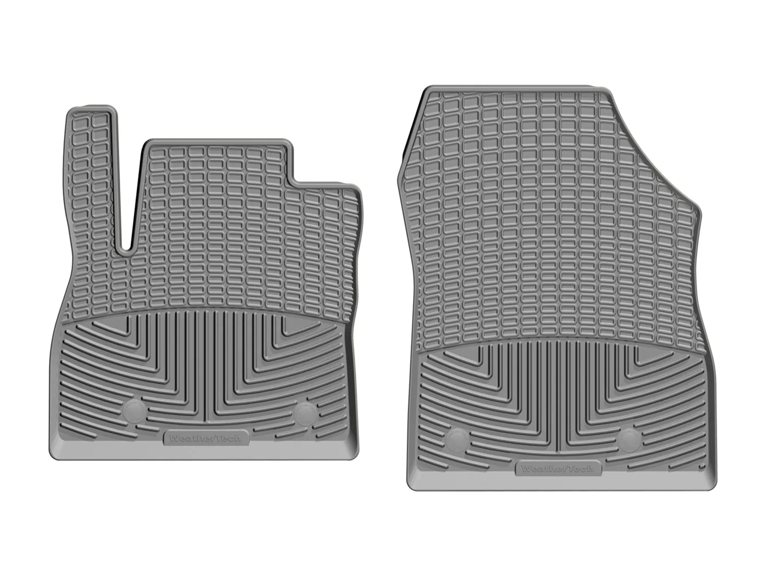 WeatherTech All Weather Floor Mats; Gray; Front;