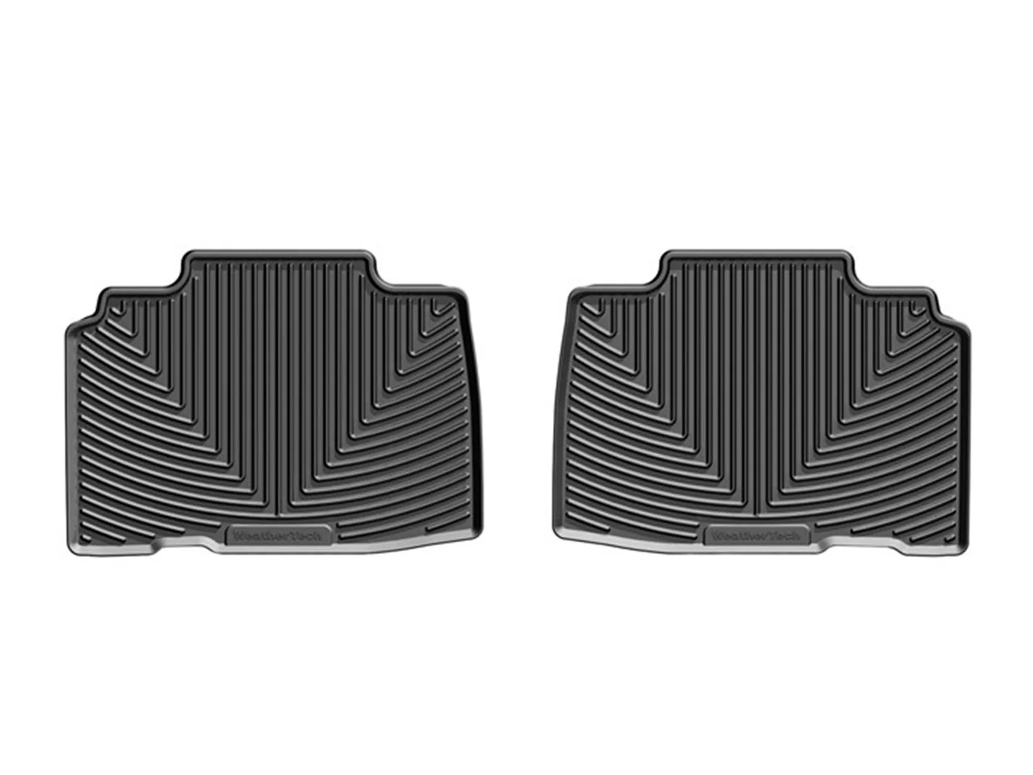 WeatherTech All Weather Floor Mats; Black; Rear;