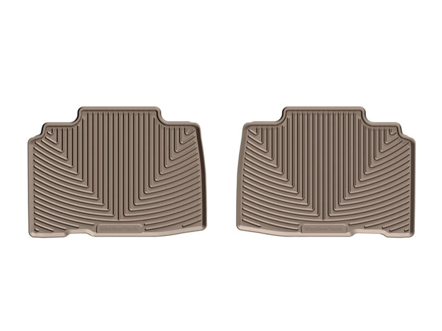 WeatherTech All Weather Floor Mats; Tan; Rear;