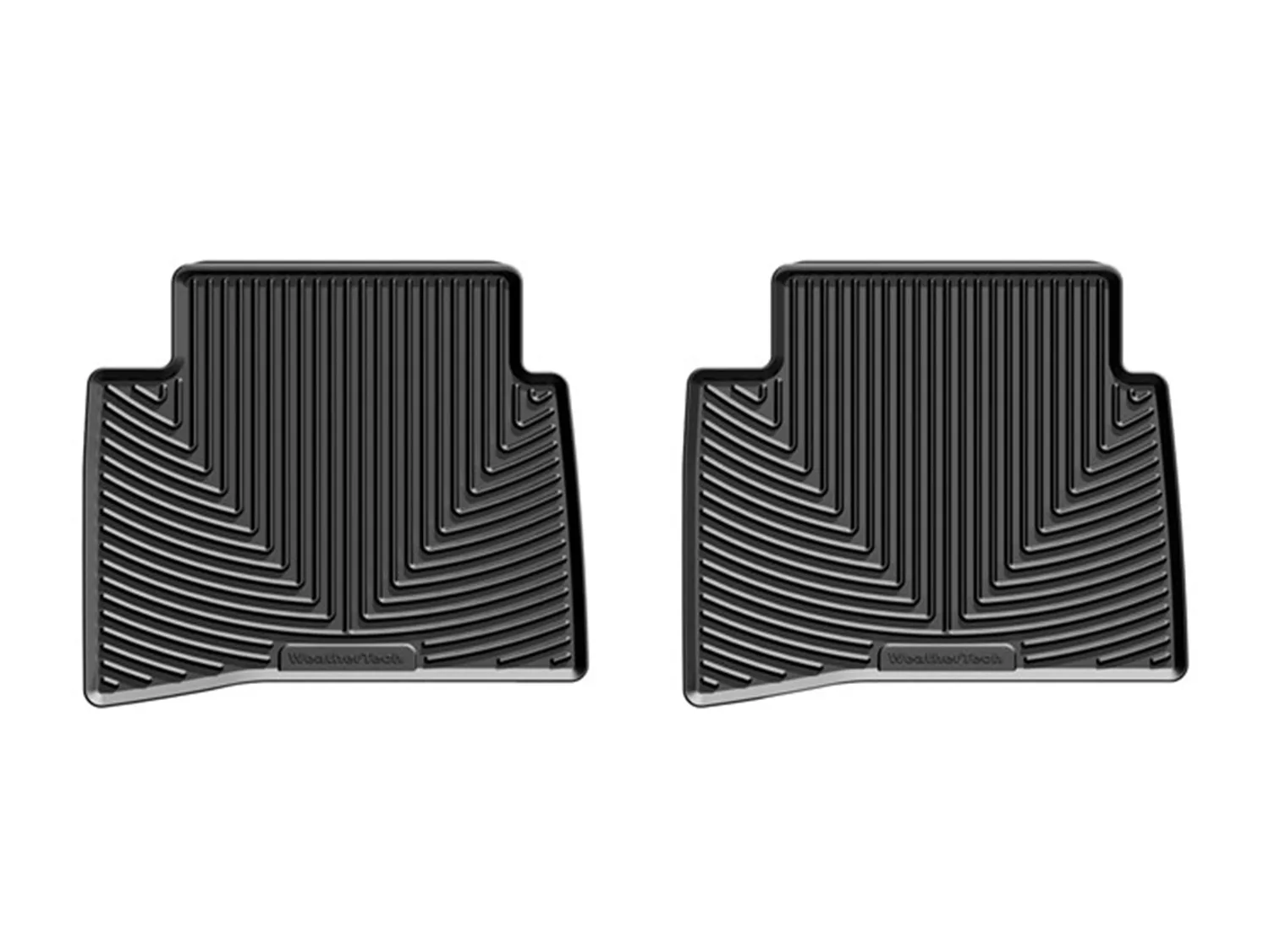 WeatherTech All Weather Floor Mats; Black; Rear;
