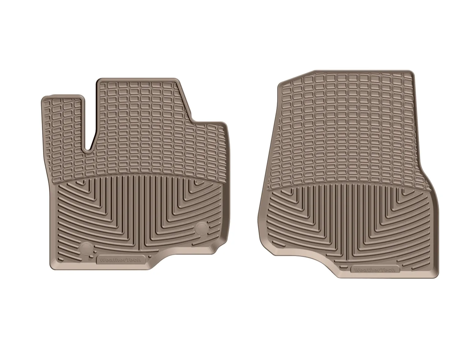 WeatherTech All Weather Floor Mats; Tan; Front;